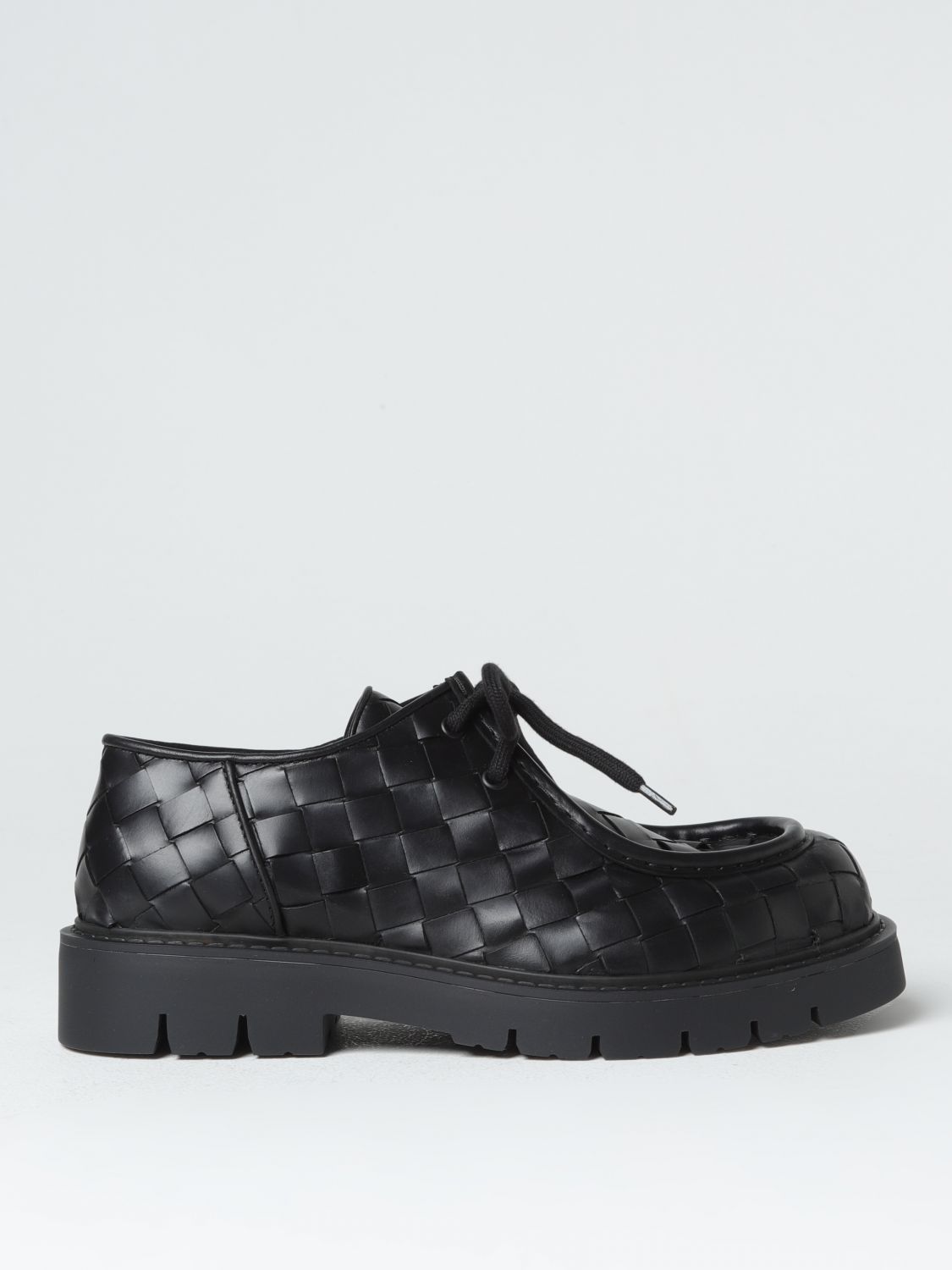 image of Bottega Veneta Brogue Shoes Men Black (Size 11)