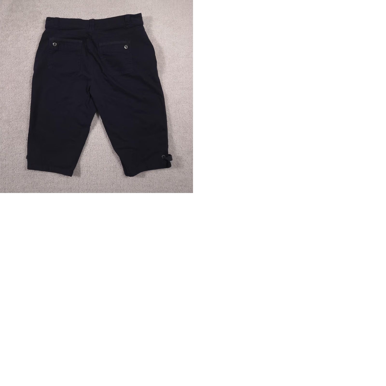 Gloria Vanderbilt Gloria Vanderbilt Capri Pants Womens 10 Blue Twill Stretch Zip Fly Casual Size 32" / US 10 / IT 46 - 9 Thumbnail