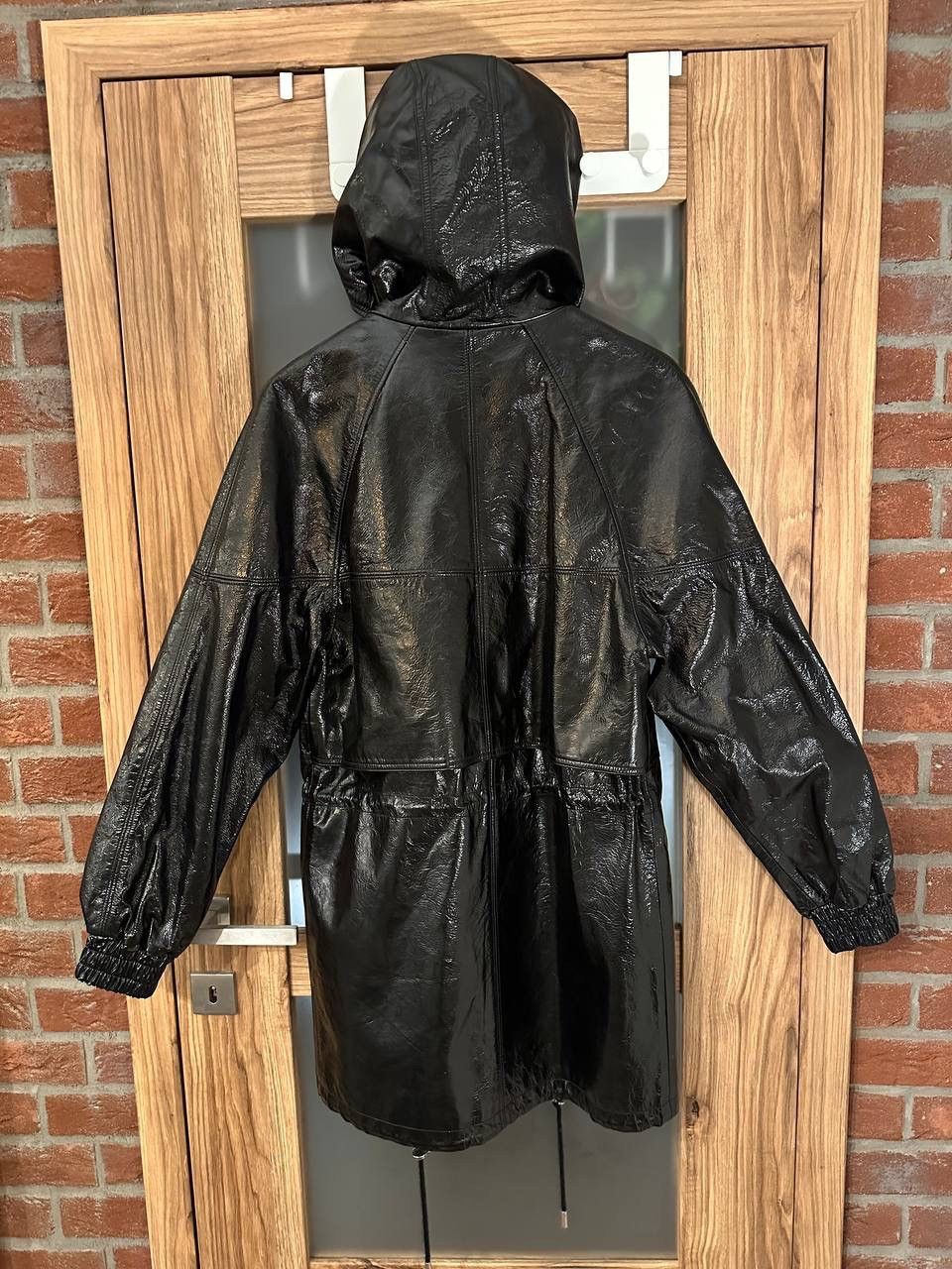 Saint Laurent Paris Saint Laurent Paris Leather Black Parka F38/S Size S / US 4 / IT 40 - 13 Thumbnail