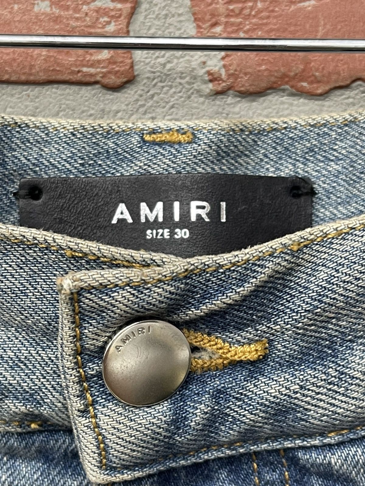 Amiri Size 30 - Amiri Jeans Washed Indigo Straight “New Season” Size US 30 / EU 46 - 8 Thumbnail
