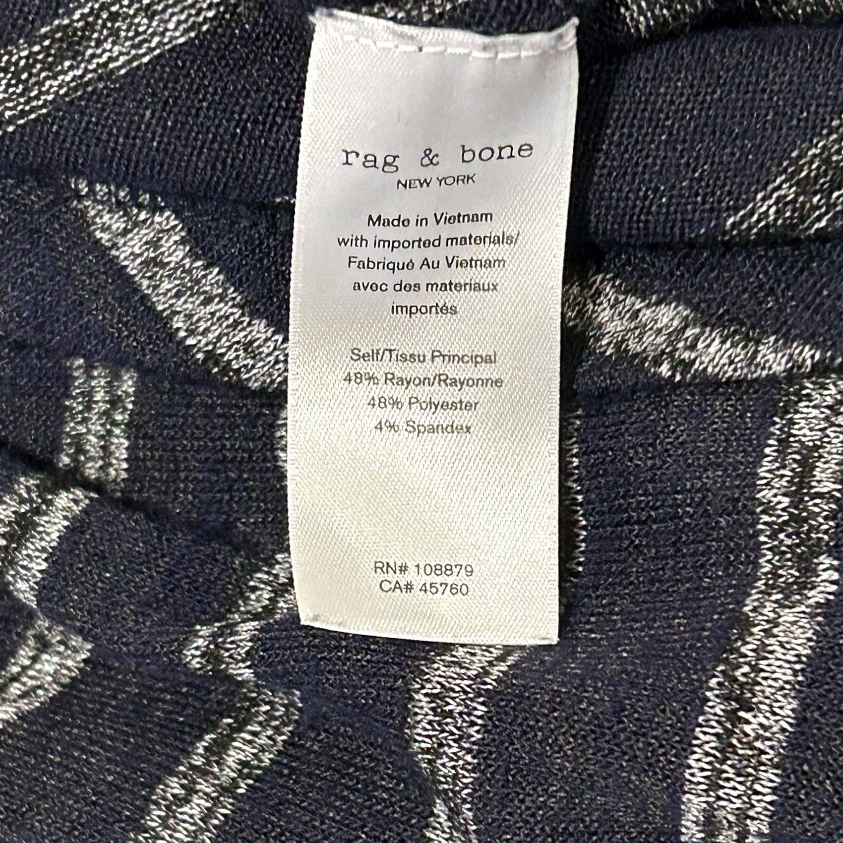 Rag & Bone Rag & Bone New York Striped V Neck Long Sleeve Top Women’s Medium Size M / US 6-8 / IT 42-44 - 4 Thumbnail