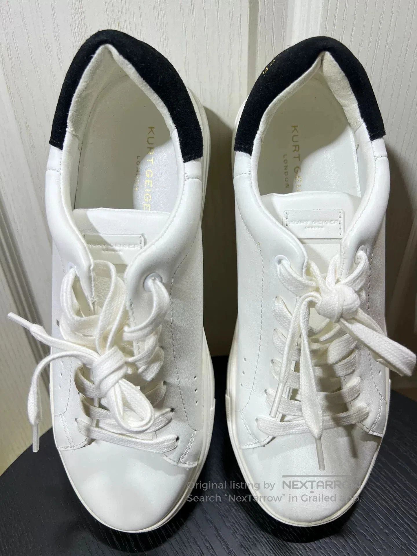 Japanese Brand Kurt Geiger London Men's Leather Sneakers. Size US 7 / EU 40 - 4 Thumbnail