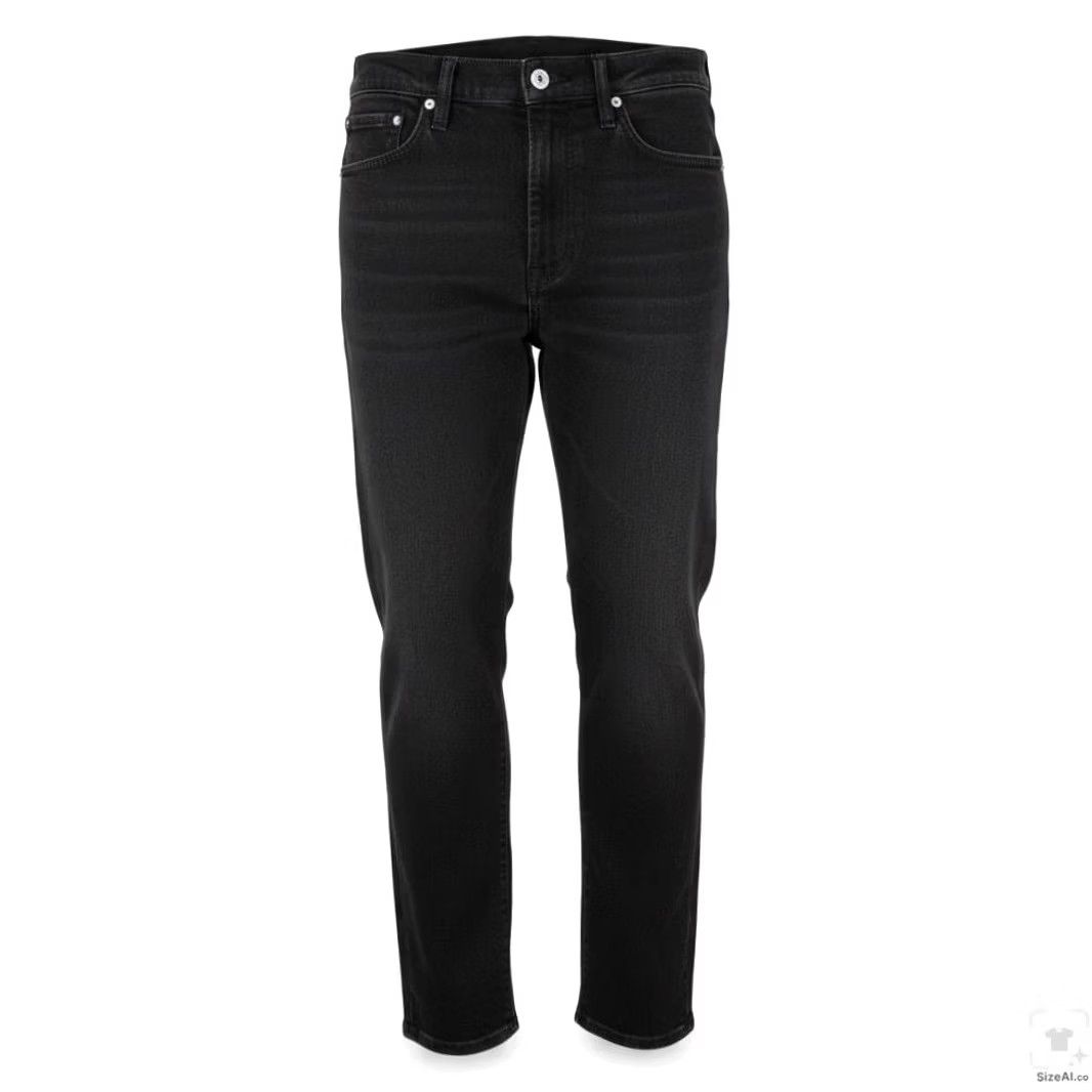 Levi's Levi's 514 Jeans Mens 36x34 Dark Wash Black Straight Denim Stretch Zip Fly 5-Pocket Logo Size US 36 / EU 52 - 2 Thumbnail