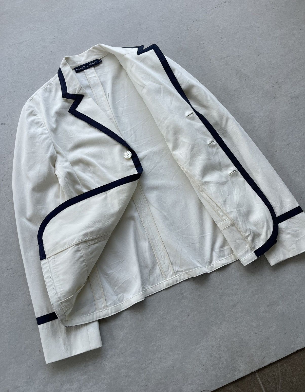 Polo Ralph Lauren RALPH LAUREN SINGLE-BREASTED EMBROIDERED JACK FLAG SUIT Size S / US 4 / IT 40 - 9 Thumbnail