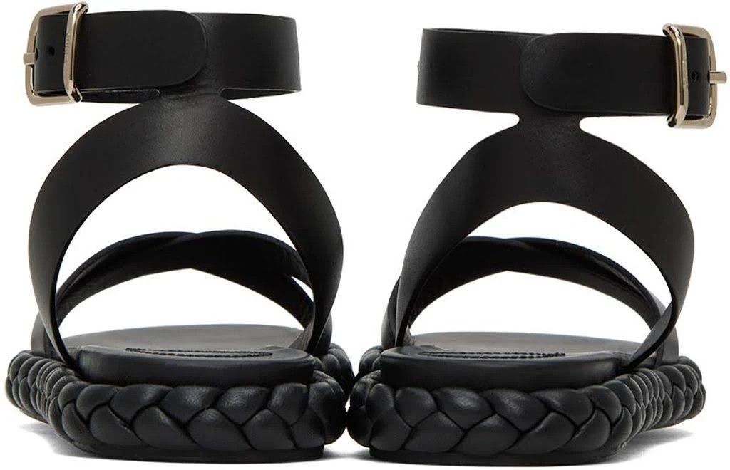 Chloe o1loc1c1024 Pip Sandals in Black Size US 6 / IT 36 - 4 Thumbnail