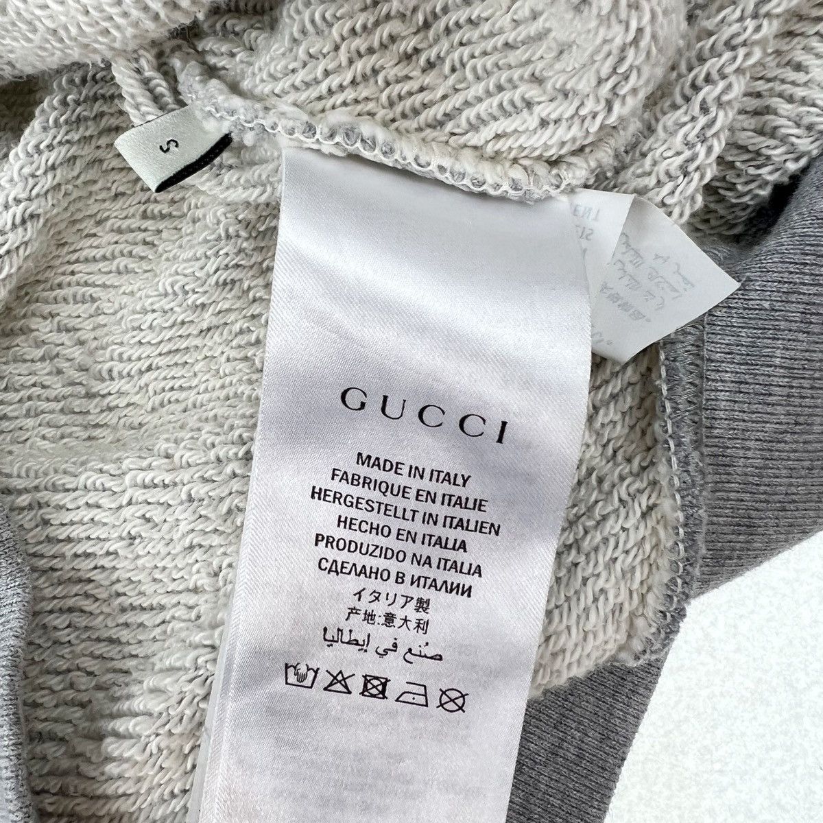 Gucci Gucci Banded Grey Hoodie Size US M / EU 48-50 / 2 - 4 Thumbnail