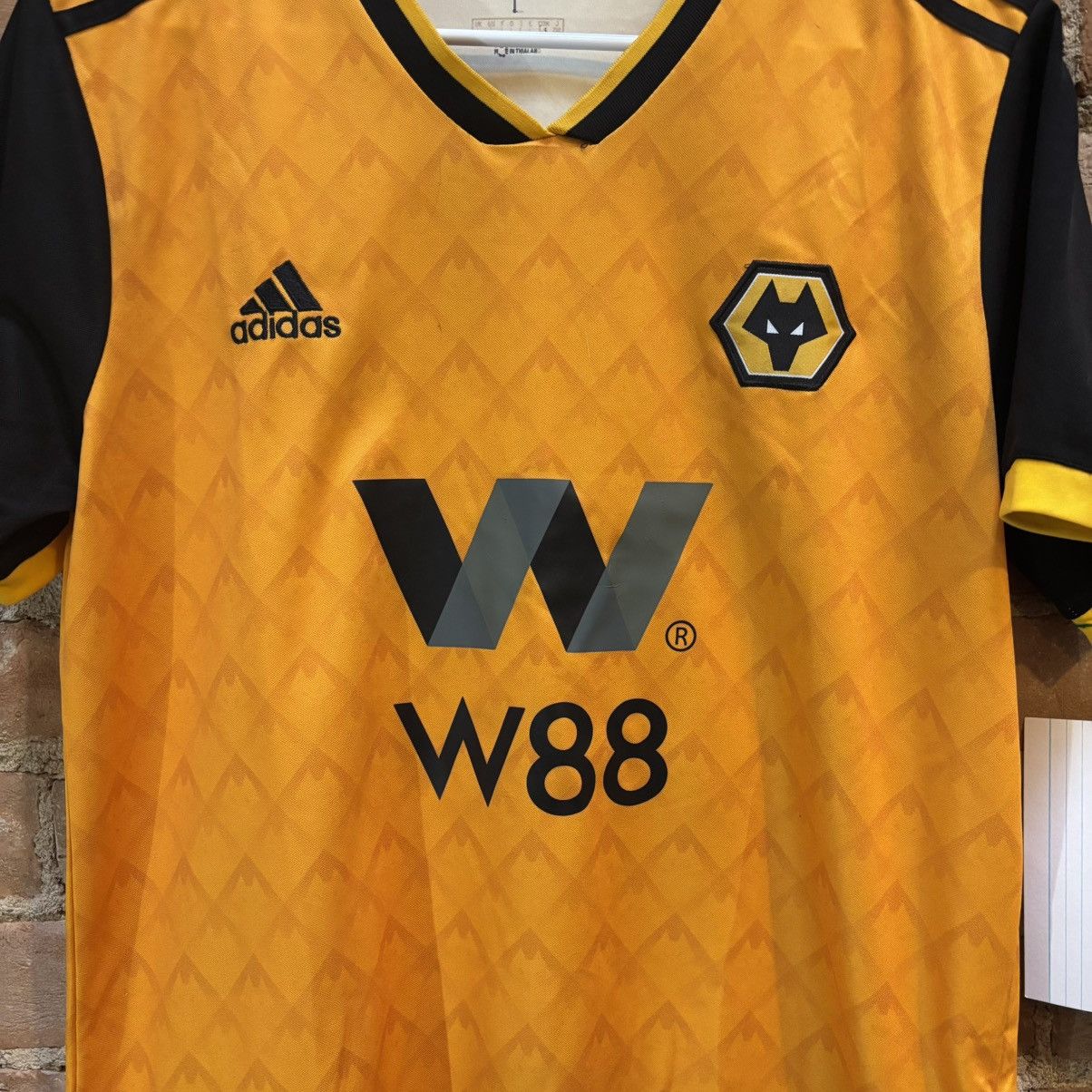 Adidas 2018-2019 Wolverhampton Wanderers Fc Adidas Soccer Jersey Size US L / EU 52-54 / 3 - 2 Thumbnail