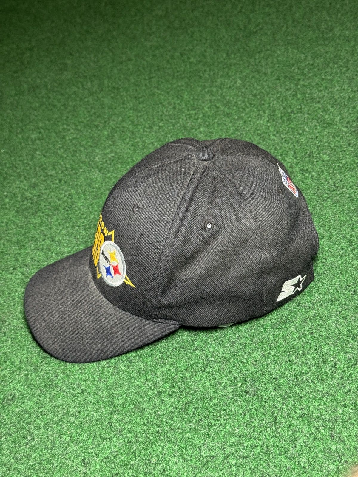 Starter Vintage 90s Pittsburgh Steelers Starter Strapback Hat Size ONE SIZE - 4 Thumbnail