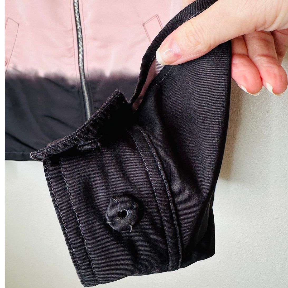 Alexander McQueen Alexander McQueen Pink & Black Dip Dye Front Zip Jacket 50 Size US L / EU 52-54 / 3 - 5 Thumbnail