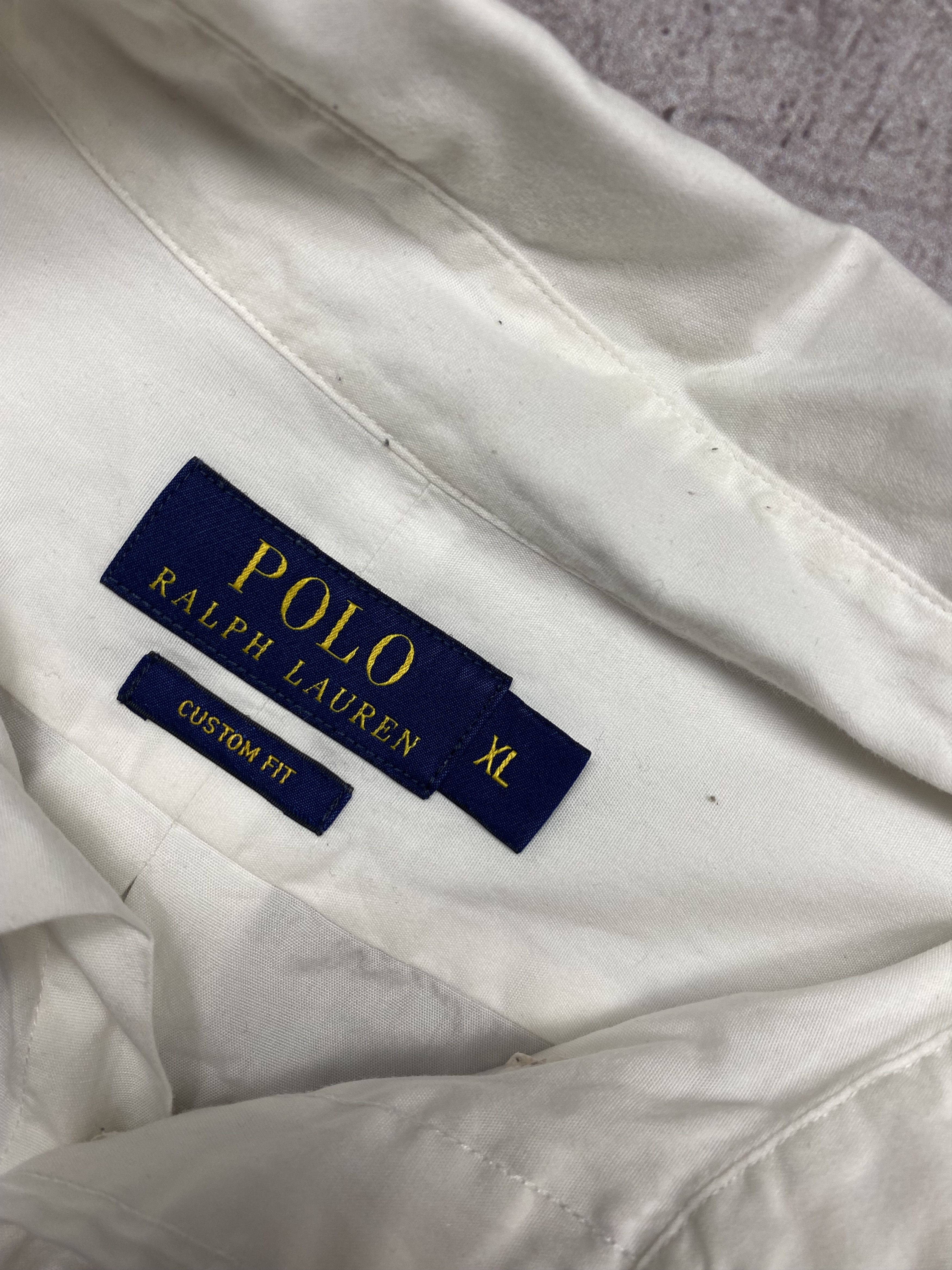 Polo Ralph Lauren × Ralph Lauren Polo Ralph Lauren Vintage Mens Long Sleeve White Shirt Size US XL / EU 56 / 4 - 4 Thumbnail