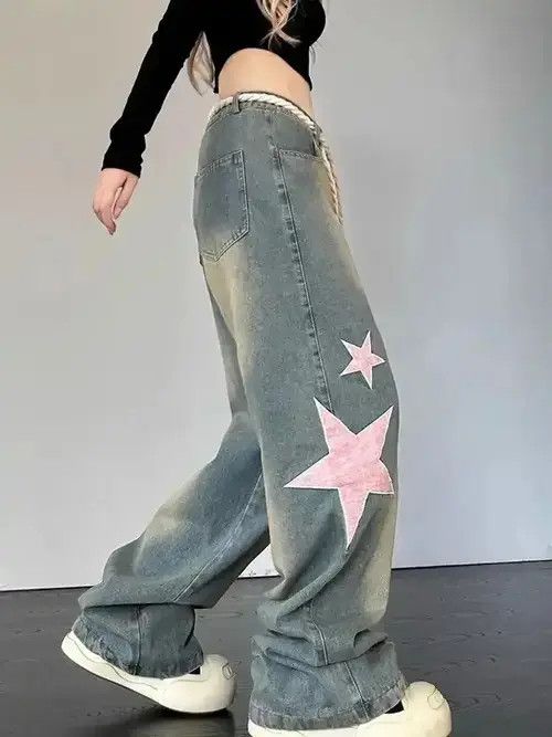 Japanese Brand Baggy Jeans Streetwear Vintage Size 32" / US 10 / IT 46 - 2 Thumbnail