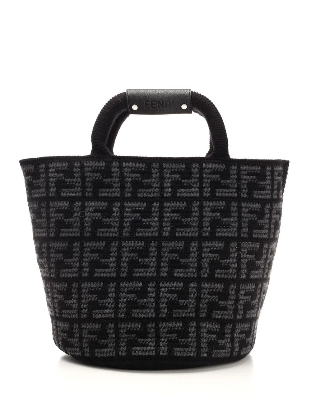 Fendi o1mtch0225 FF Shopping Bag in Black Size ONE SIZE - 1 Thumbnail