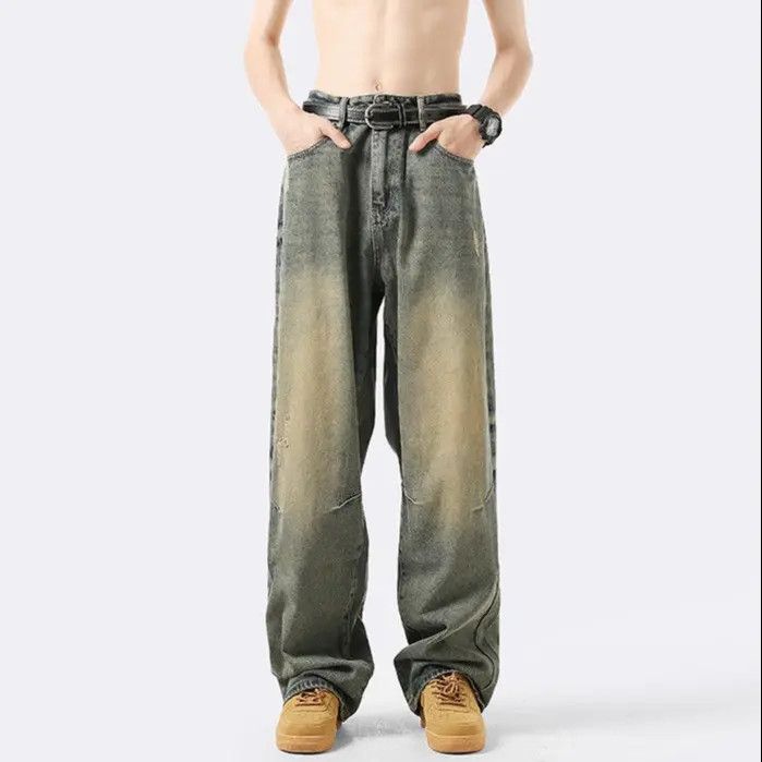 Japanese Brand × Jean Retro loose casual high street jeans Size US 32 / EU 48 - 5 Thumbnail