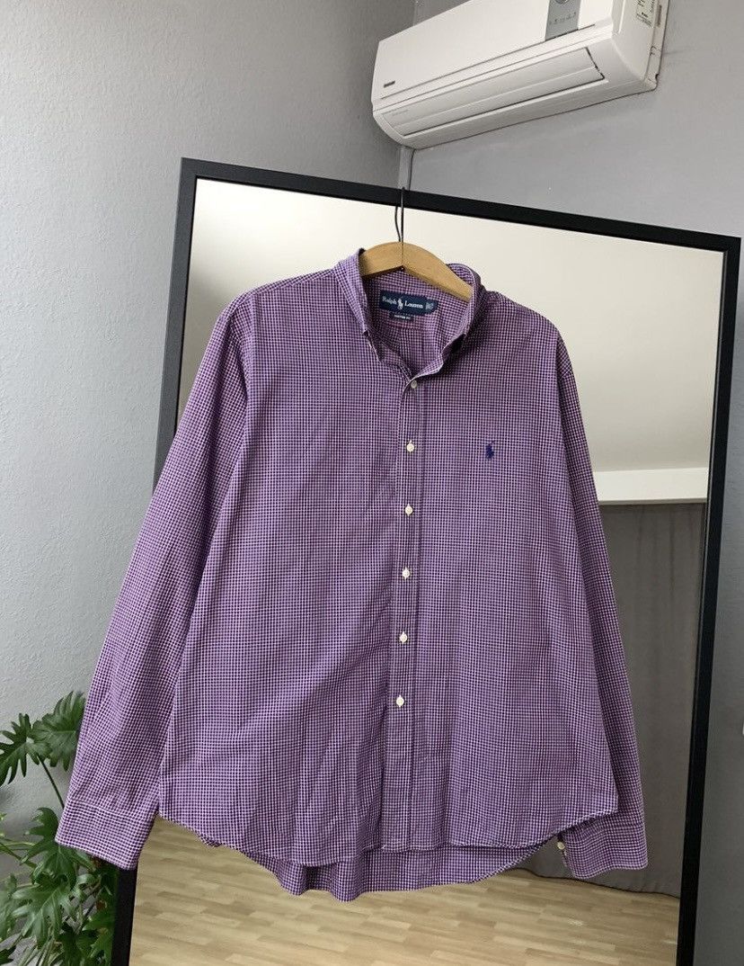 Polo Ralph Lauren Vintage Polo Ralph Lauren Striped Shirt Y2K Nova Check Tee Size US L / EU 52-54 / 3 - 1 Thumbnail
