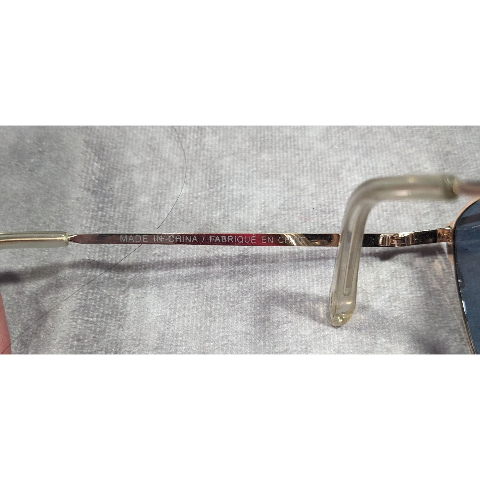 American Eagle Outfitters American Eagle Preppy Gold Tone Mirror Lens Aviator SUnglass Size ONE SIZE - 6 Thumbnail
