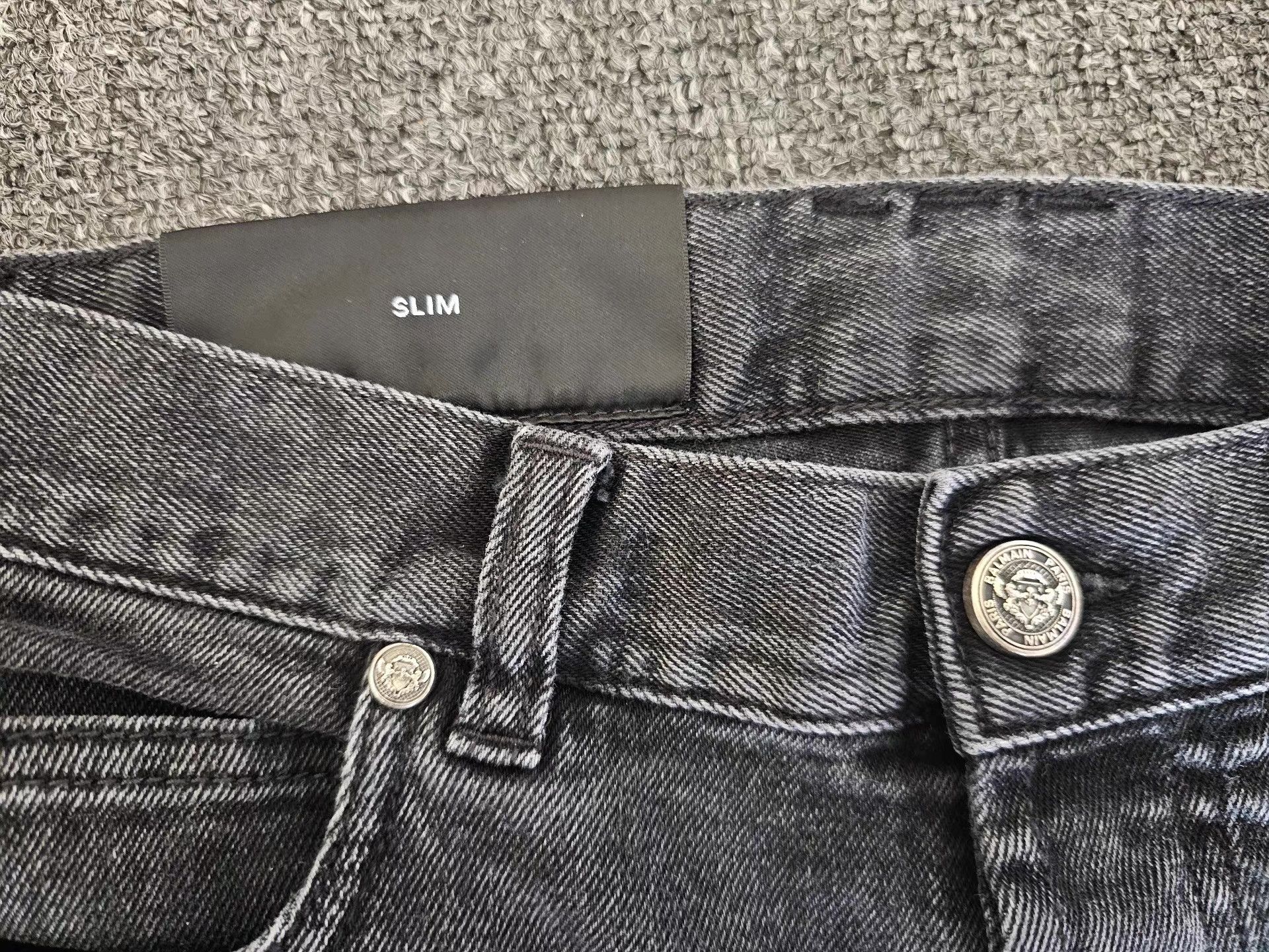 Balmain Balmain Men's Biker Jeans Q4 Size US 34 / EU 50 - 3 Thumbnail