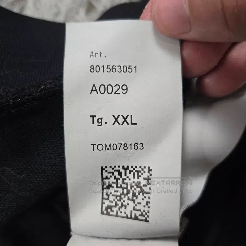 Stone Island Stone Island Black Basic Hoodie Long Sleeve, XXL Size Size US XXL / EU 58 / 5 - 6 Thumbnail