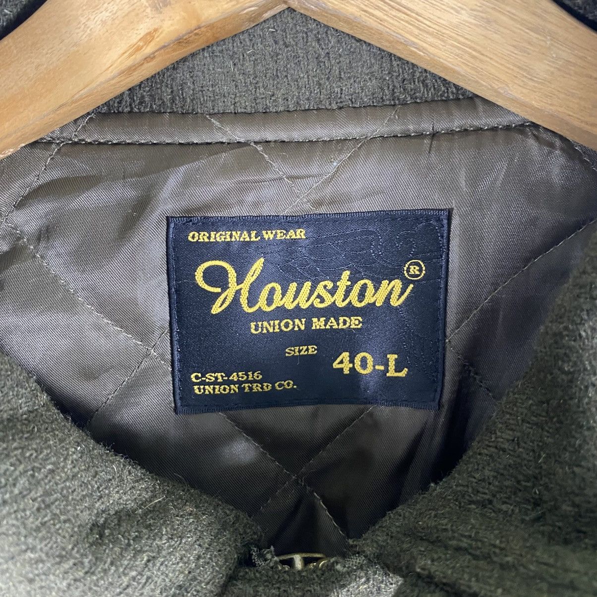 Buzz Rickson's Vintage Houston Union Made Military Wool Button/Zipper Size US L / EU 52-54 / 3 - 7 Thumbnail