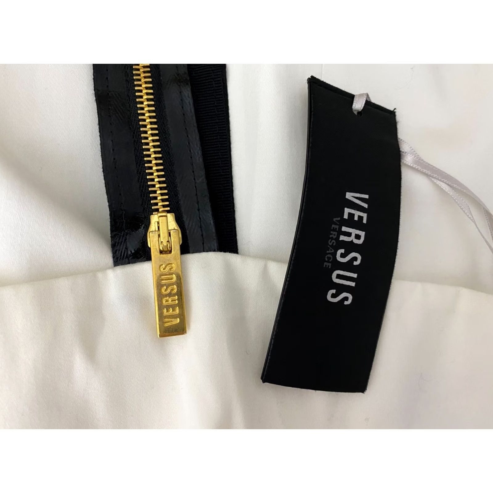 Versus Versus Versace Dress white Strappy Bodycon Women 44 US 8 Knee Length Womens Size M / US 6-8 / IT 42-44 - 3 Thumbnail