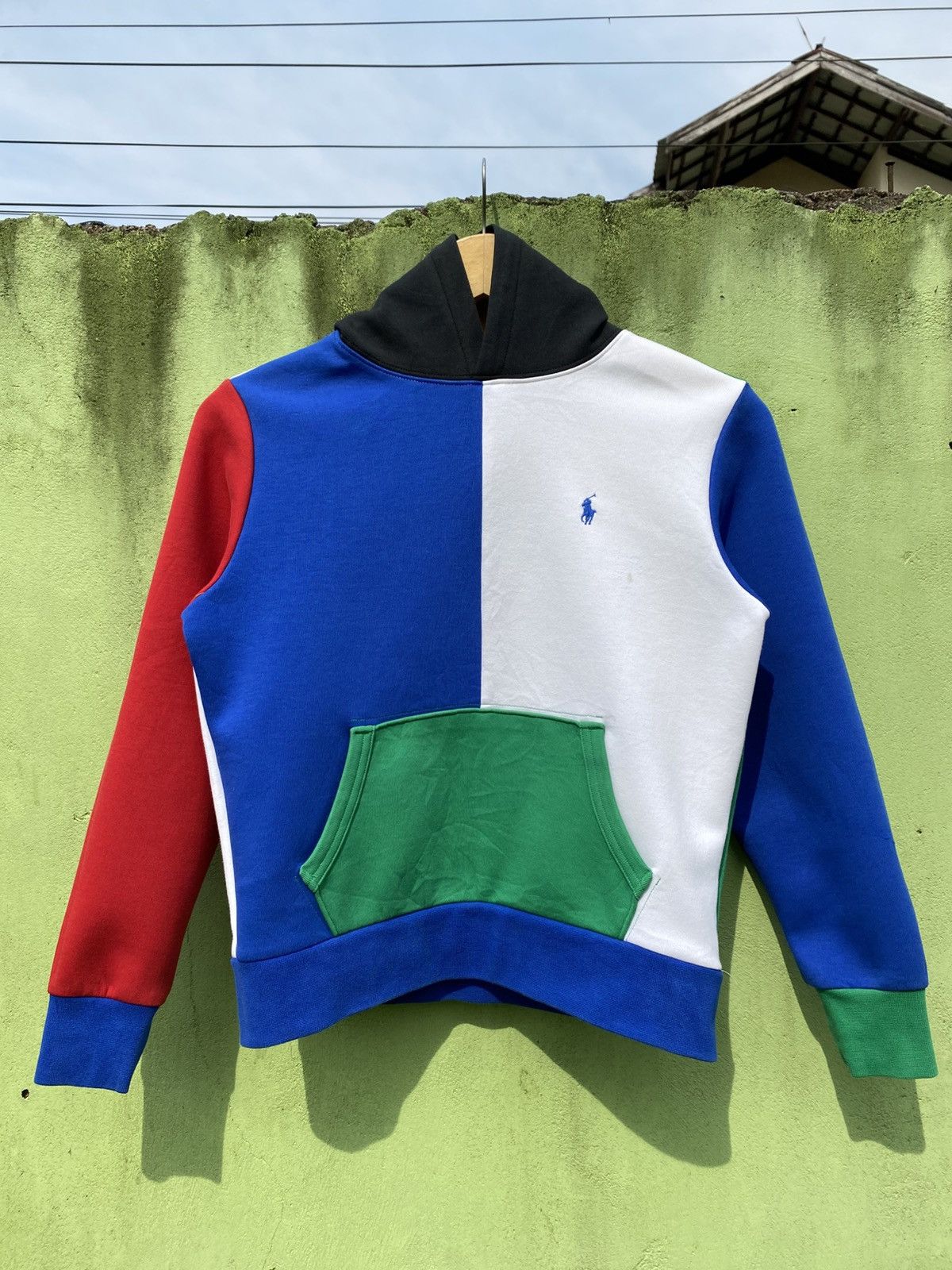Polo Ralph Lauren Polo Ralph Lauren Colorblock Hoodie Multicolor Streetwear Size US M / EU 48-50 / 2 - 1 Thumbnail