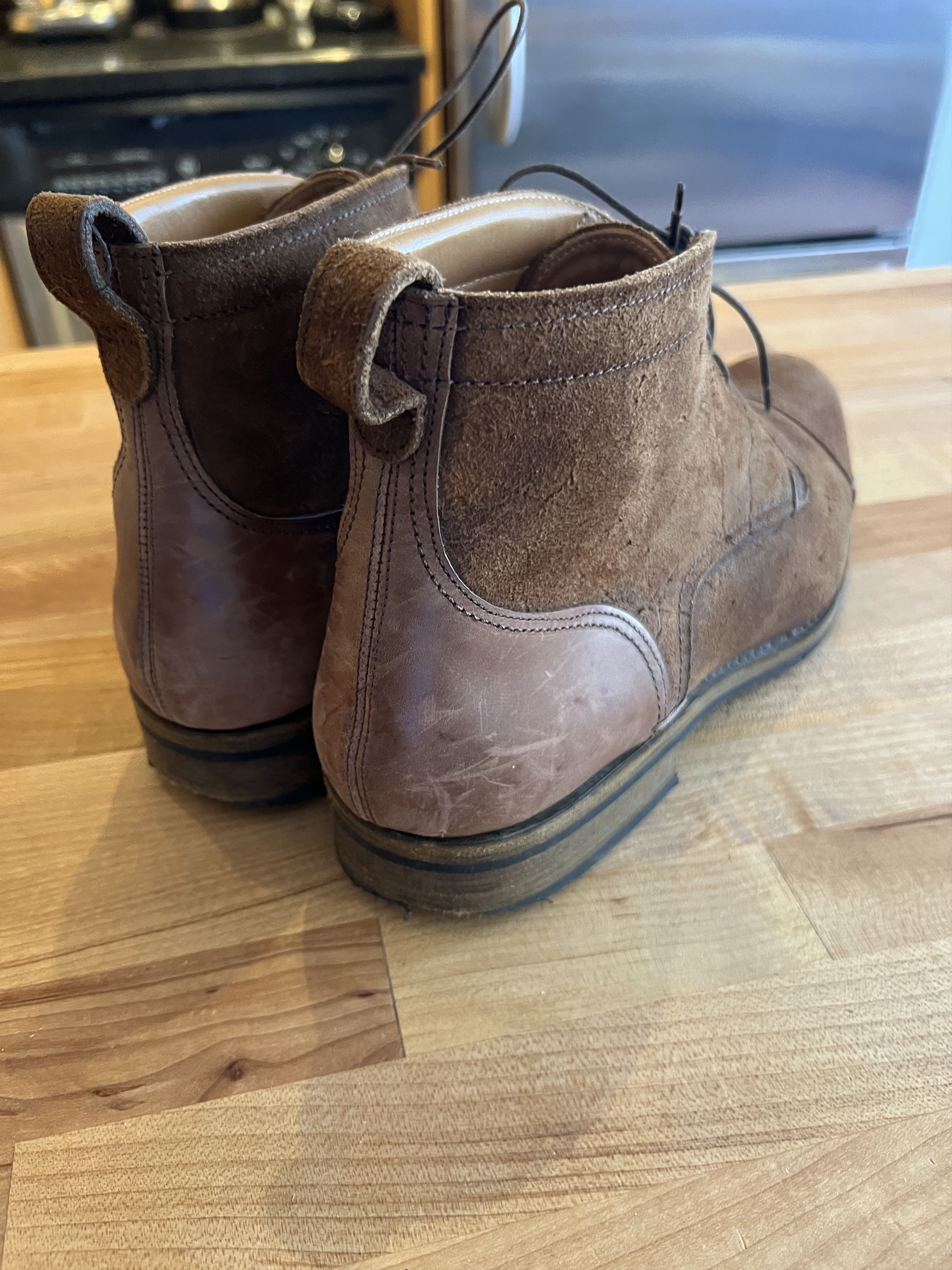 Rider Boot Co. Rider Boot Co. Jackson Men’s Suede Dress Boots - Size: 12 Size US 12 / EU 45 - 3 Thumbnail