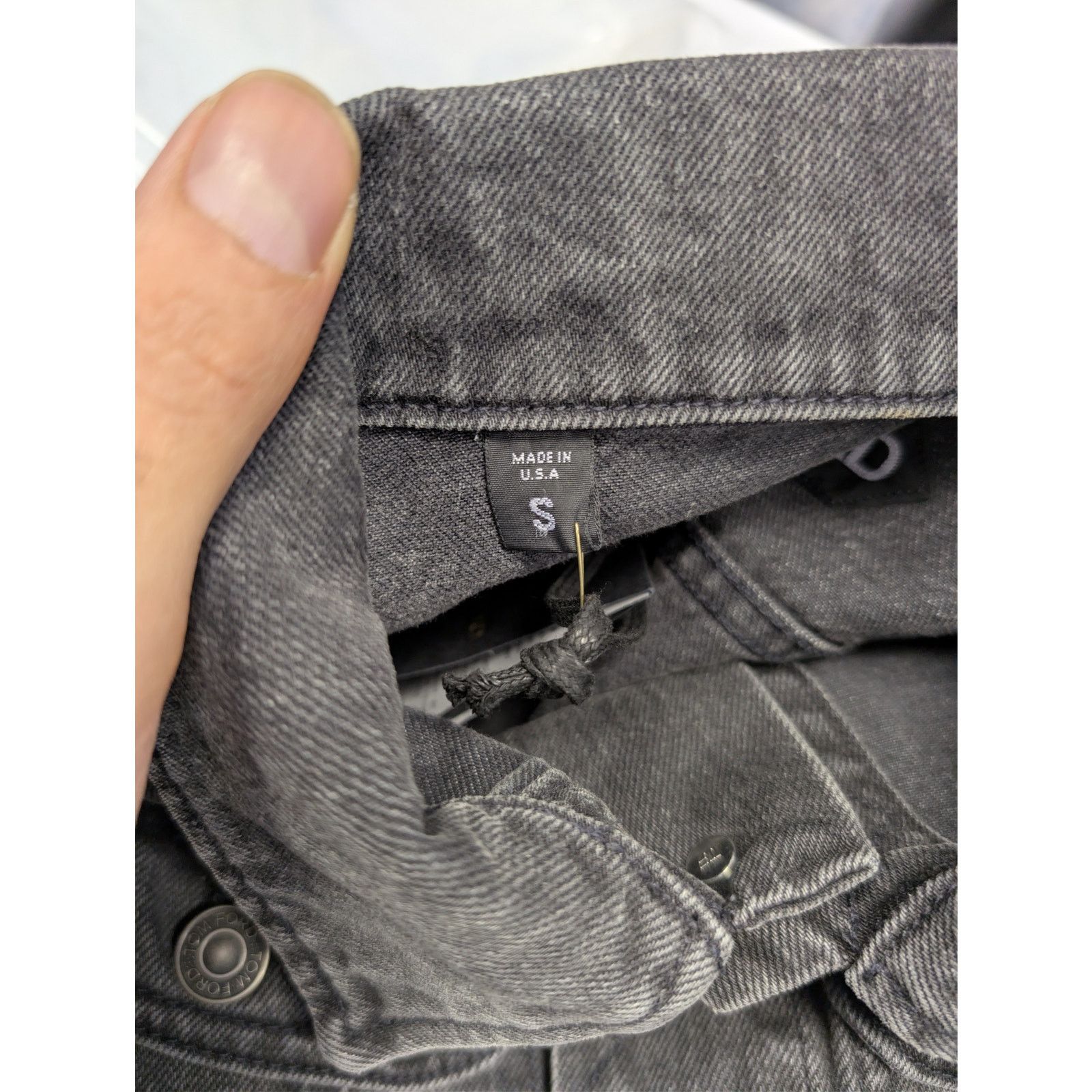 Tom Ford o1rshd1 Denim Jacket in Black Size US S / EU 44-46 / 1 - 16 Thumbnail