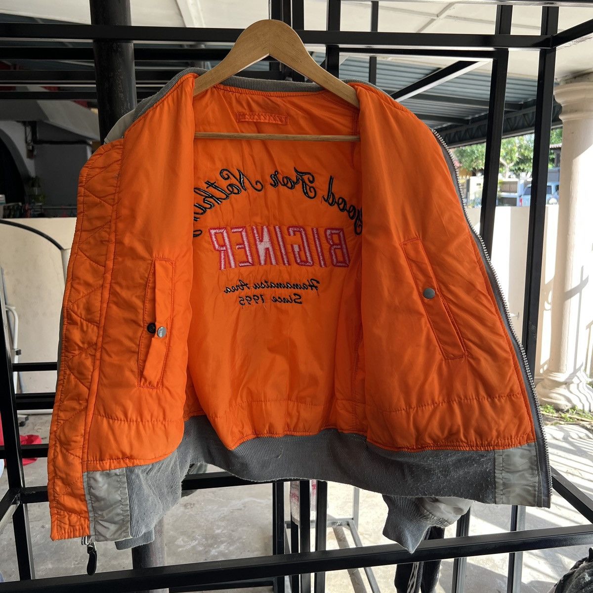 Alpha Industries 🔥 Vintage Alpha Industries Ma 1 Bomber Jacket Made In Usa Size US L / EU 52-54 / 3 - 11 Thumbnail