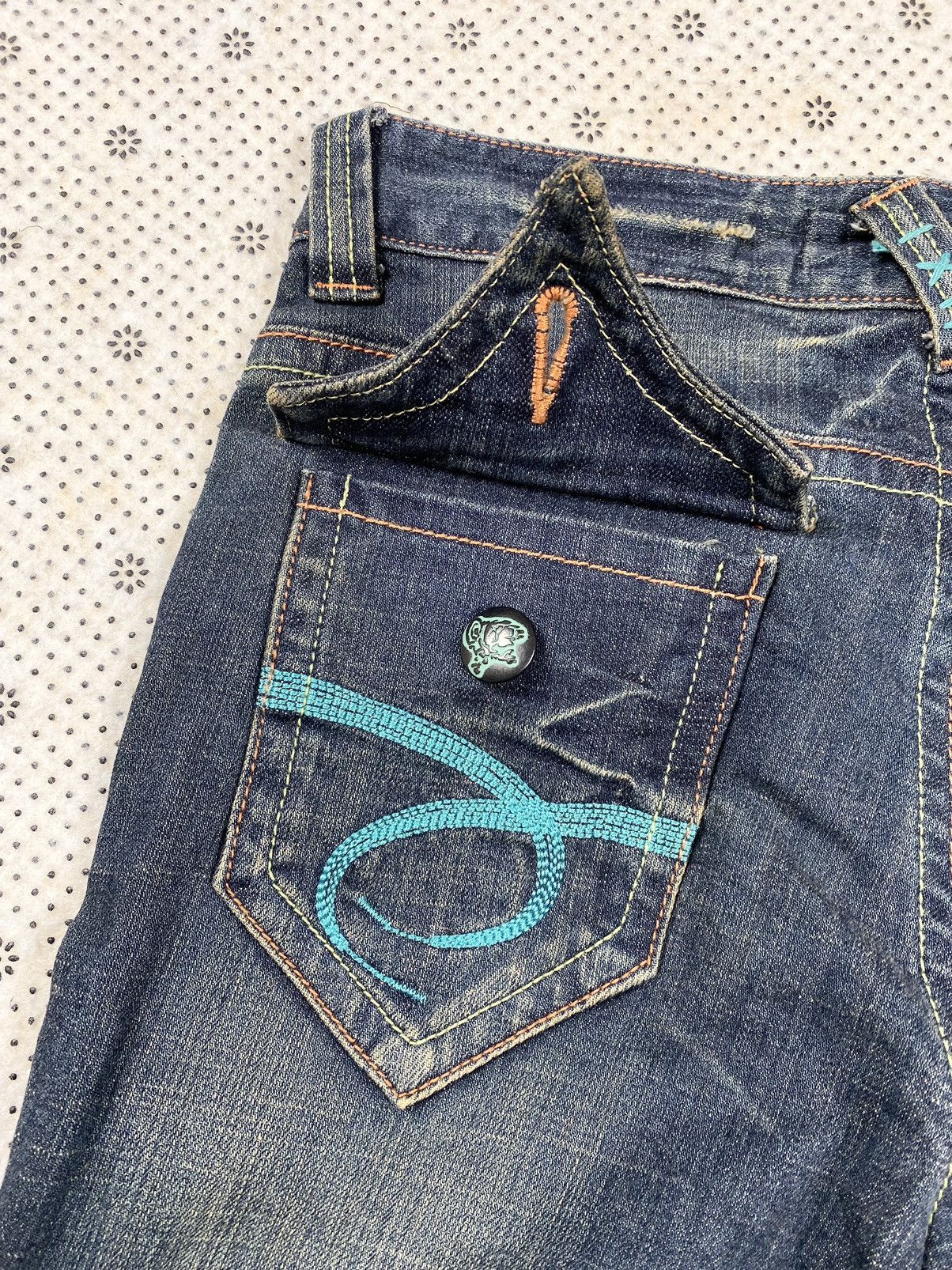 Hysteric Glamour × Japanese Brand Stylish Jeans By A.N.L denim Size 30" / US 8 / IT 44 - 10 Thumbnail