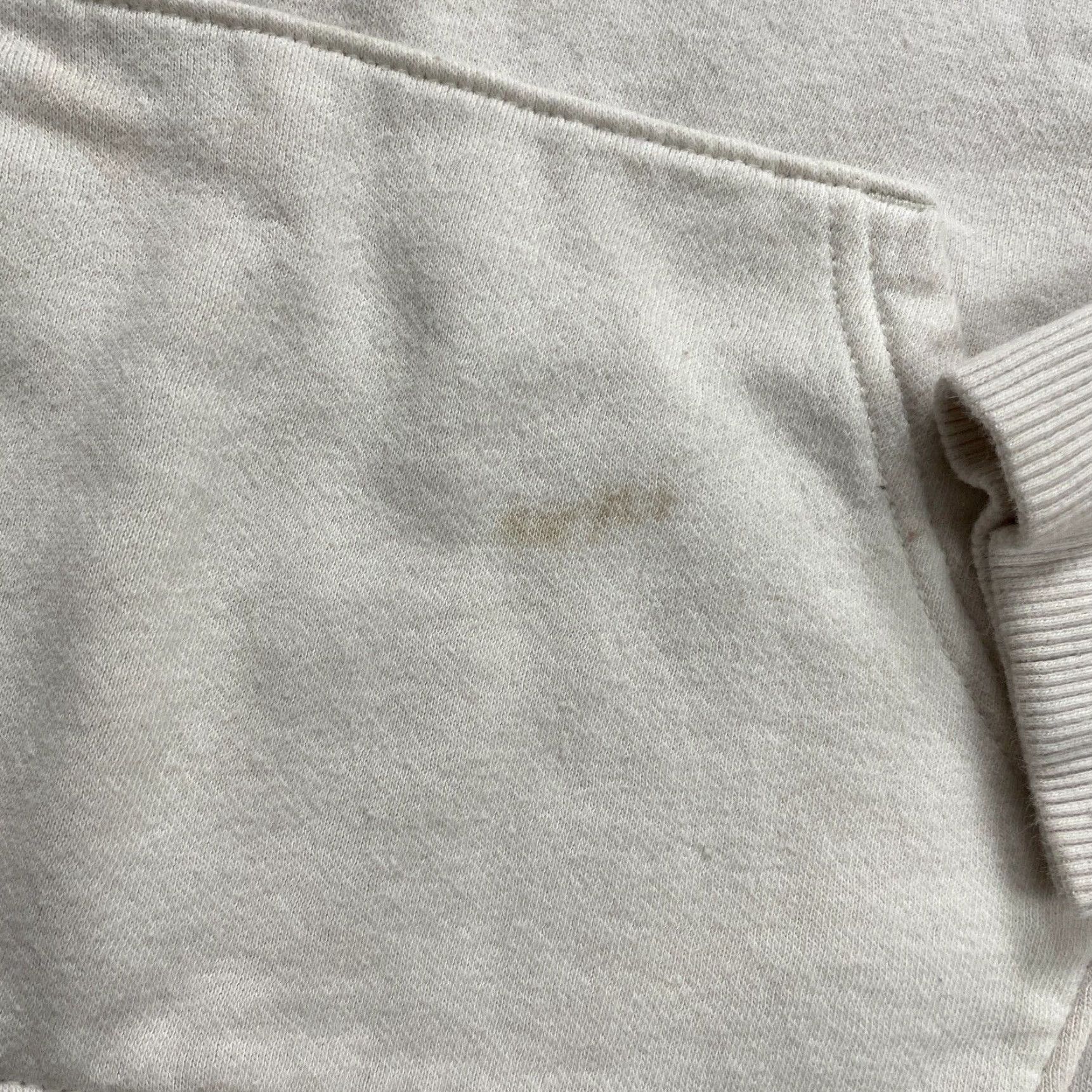 The North Face VINTAGE The North Face Hoodie Teens Medium Beige Logo Graphic Fleece Pullover Sweatshirt Girls Size M / US 6-8 / IT 42-44 - 3 Thumbnail