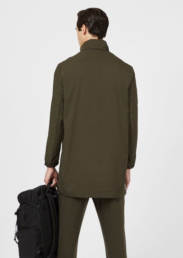Emporio Armani EMPORIO ARMANI Technical Twill Travel Packable Trench Size US M / EU 48-50 / 2 - 3 Thumbnail