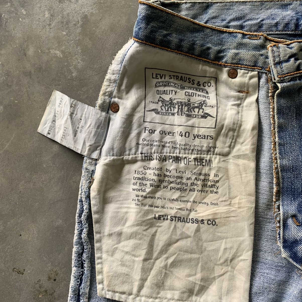 Levi's Vintage 90’s Levis 534 Distressed Jeans Size US 30 / EU 46 - 9 Thumbnail