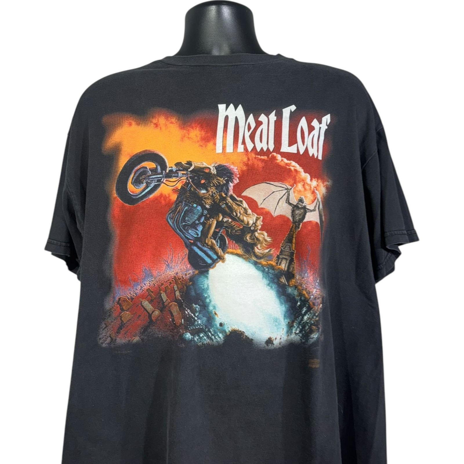 Vintage Vintage Meat Loaf "Storytellers" Tour Tee 90s Size US XL / EU 56 / 4 - 2 Thumbnail