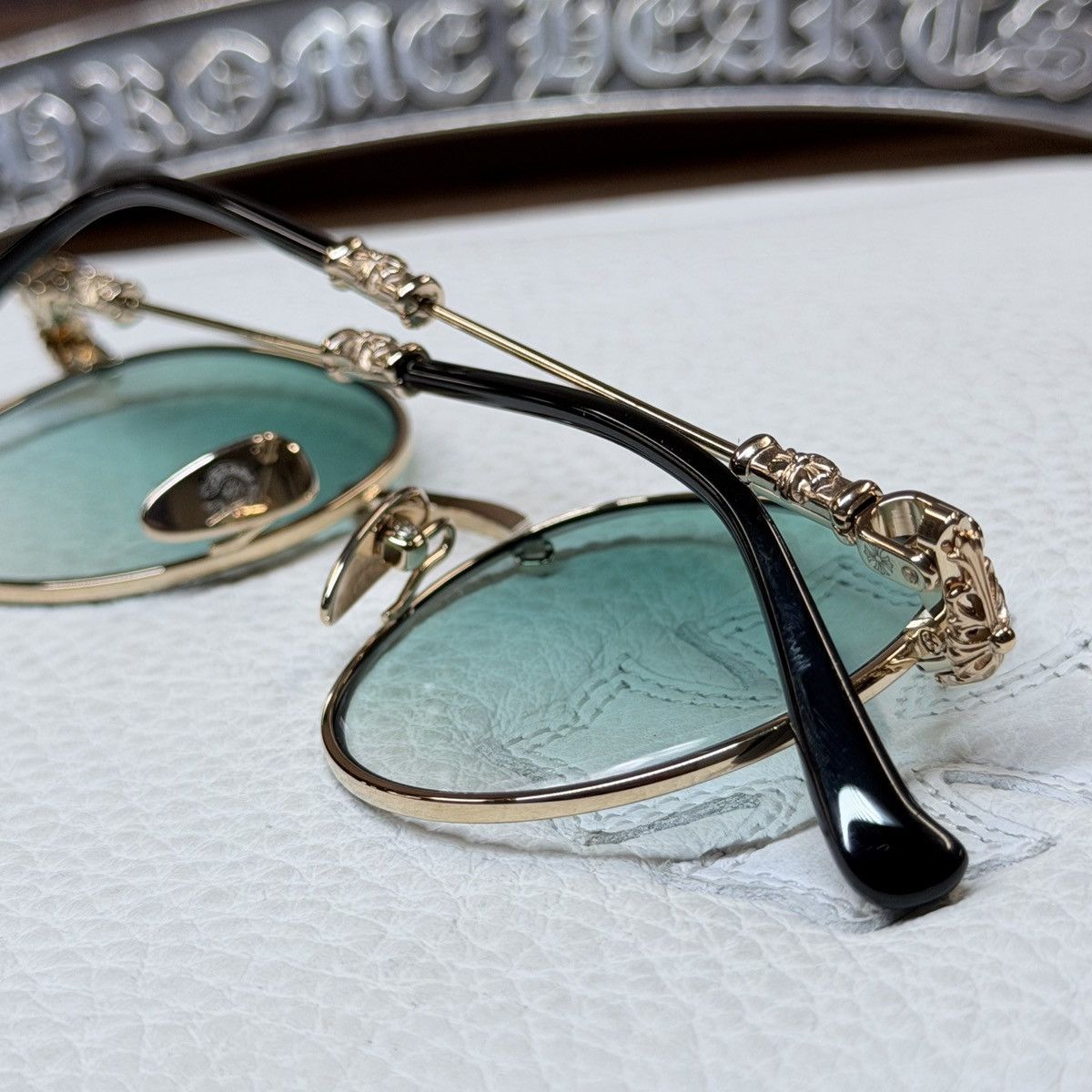 Chrome Hearts Chrome Hearts BUBBA - A 1/1 Sunglasses Size ONE SIZE - 10 Thumbnail