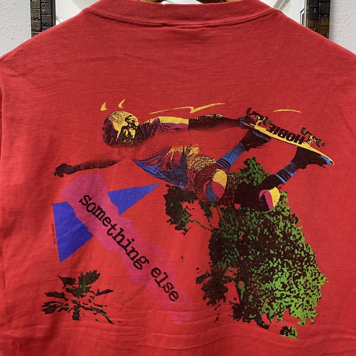 Vintage Vintage 80s HOBIE Skateboards Something Else Graphic Tee Size US L / EU 52-54 / 3 - 2 Thumbnail