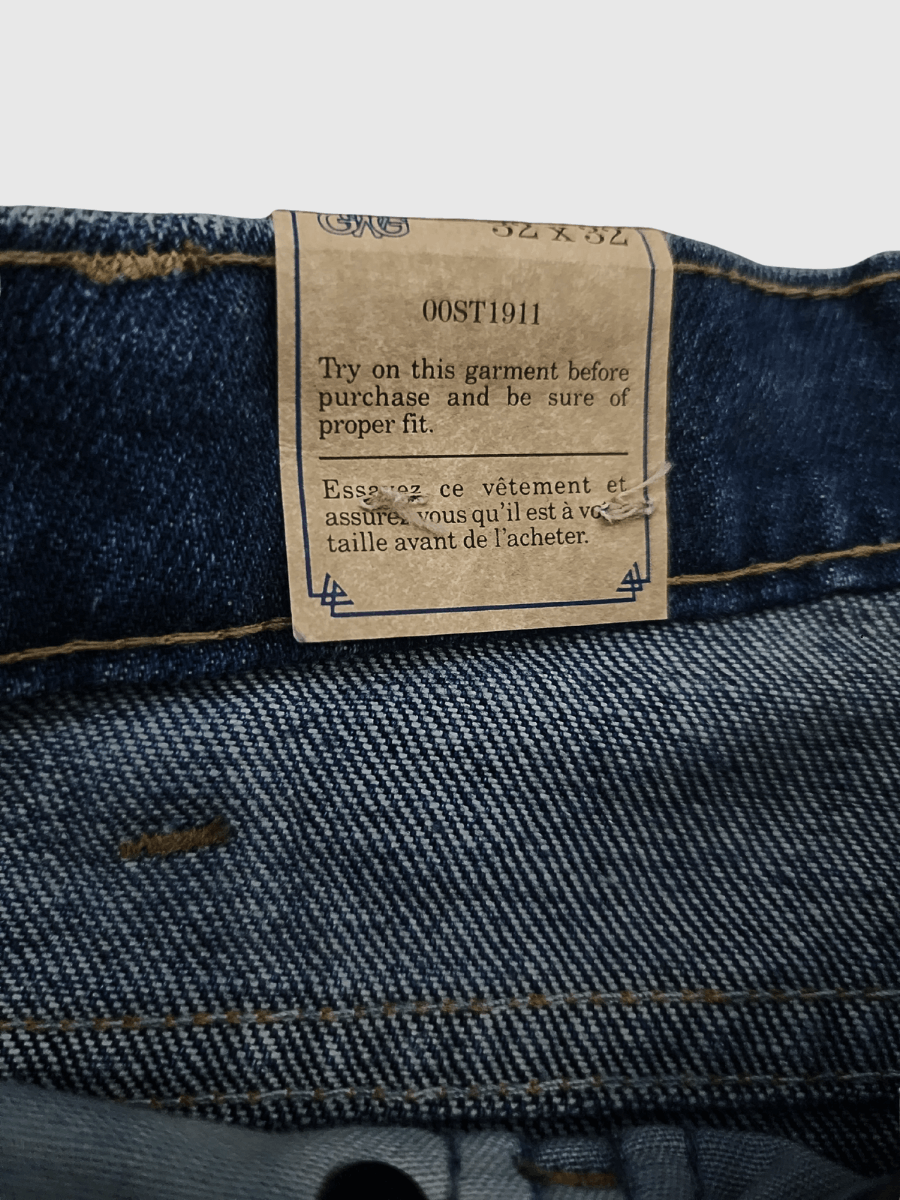 Other Vintage x 90s GWG Garment Company Original Blue Jean Size US 32 / EU 48 - 9 Thumbnail