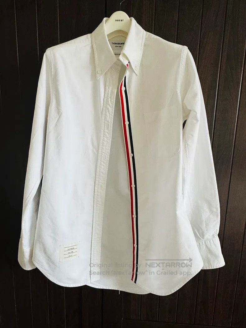 Thom Browne Thom Browne Long Sleeve Shirt Size US XS / EU 42 / 0 - 1 Thumbnail