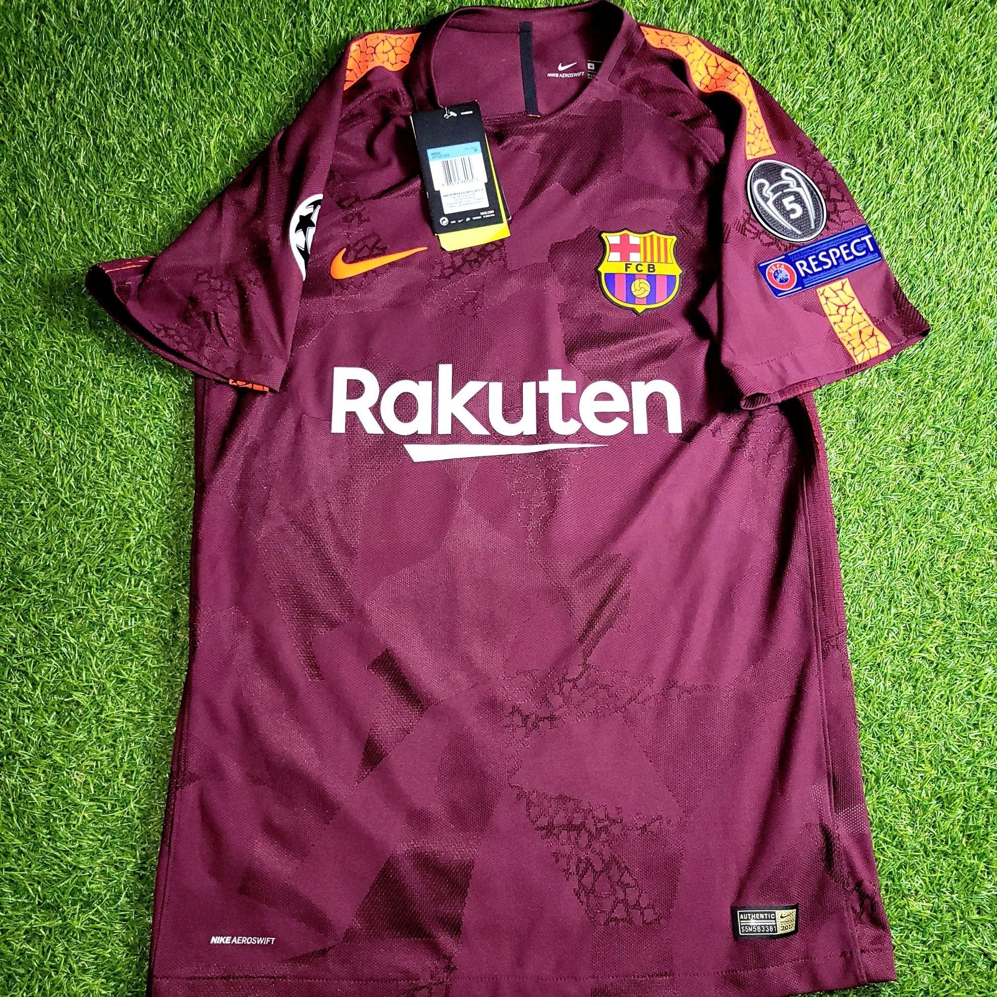 Nike Messi Barcelona 2017 2018 Third PLAYER Soccer Jersey BNWT M Size US M / EU 48-50 / 2 - 2 Thumbnail