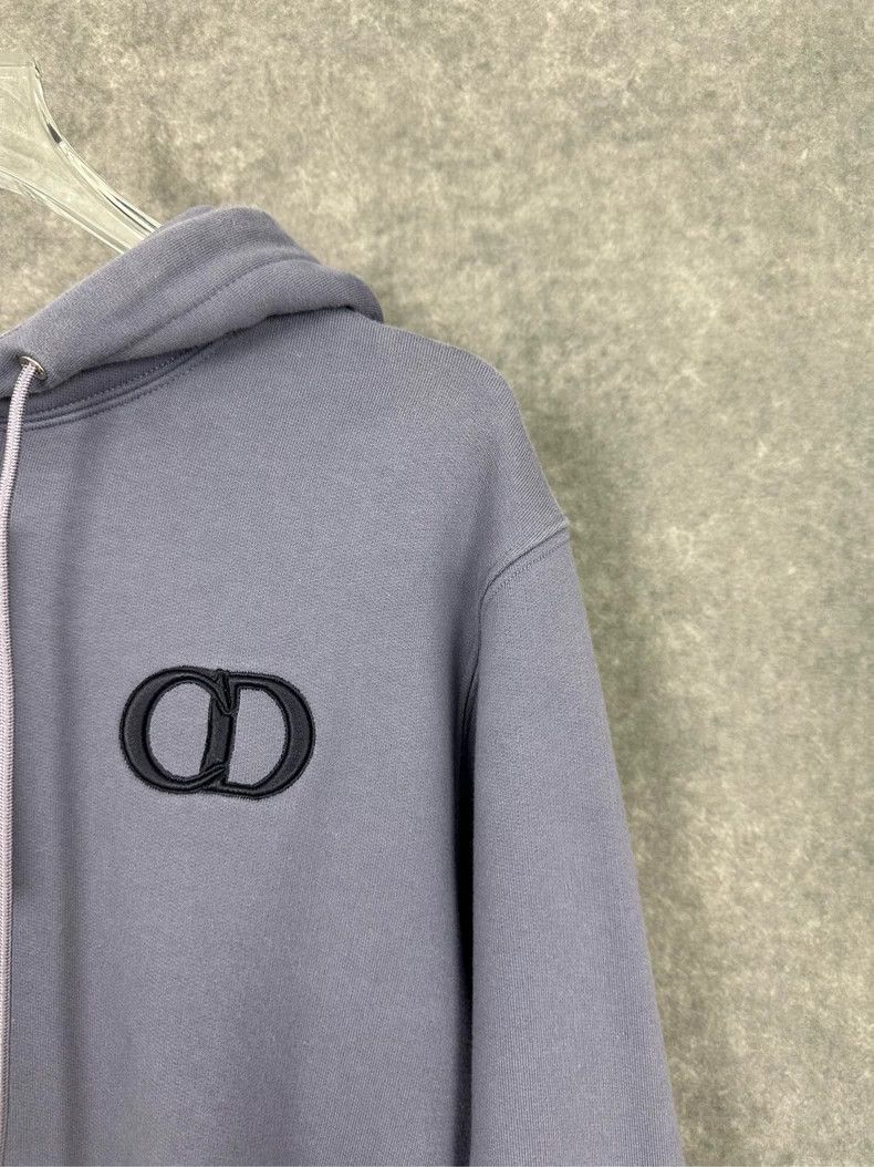 Dior Dior Classic CD embroidered hooded sweatshirt Size US L / EU 52-54 / 3 - 6 Thumbnail