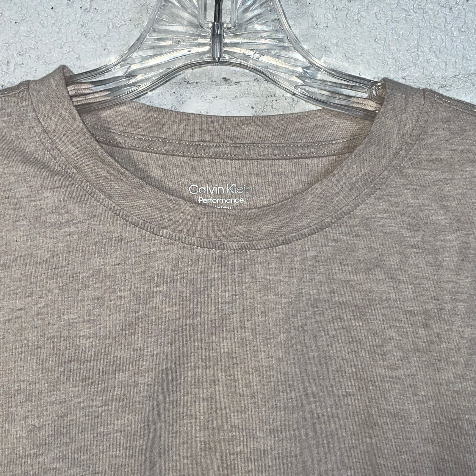 Calvin Klein Calvin Klein Women's Long-Sleeve Crewneck T-Shirt tan XS Size XS / US 0-2 / IT 36-38 - 5 Thumbnail