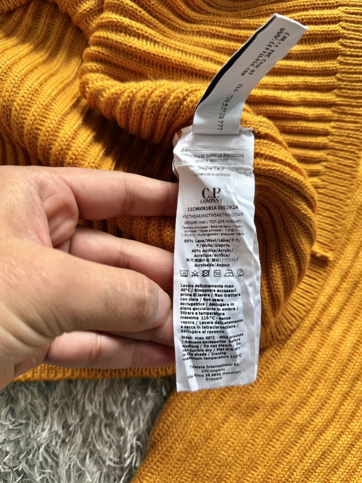 C.P. Company CP COMPANY FULL RIBBED SWEATER Size US L / EU 52-54 / 3 - 11 Thumbnail