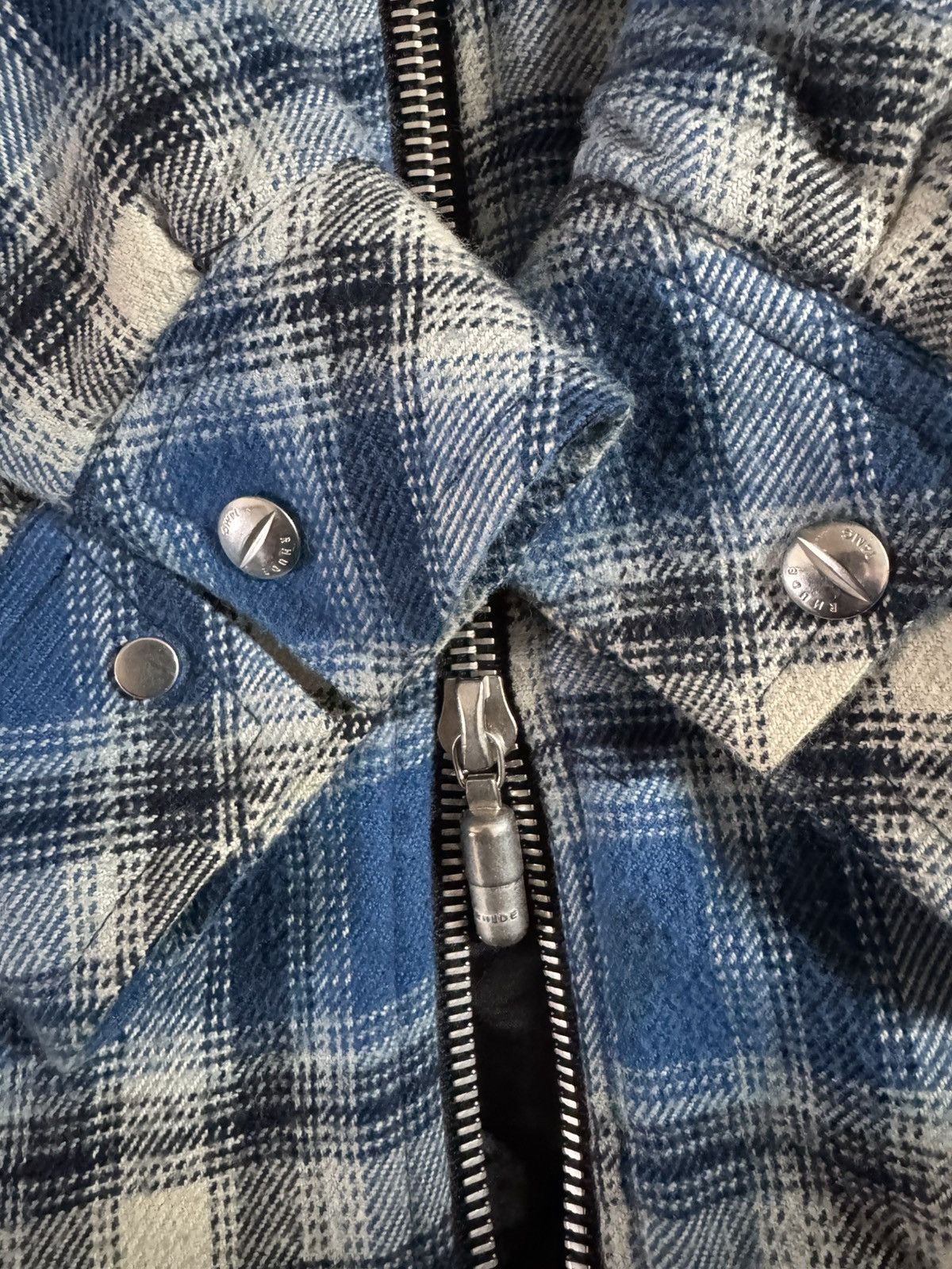 Rhude Rhude Plaid Trucker Jacket Size US M / EU 48-50 / 2 - 3 Thumbnail