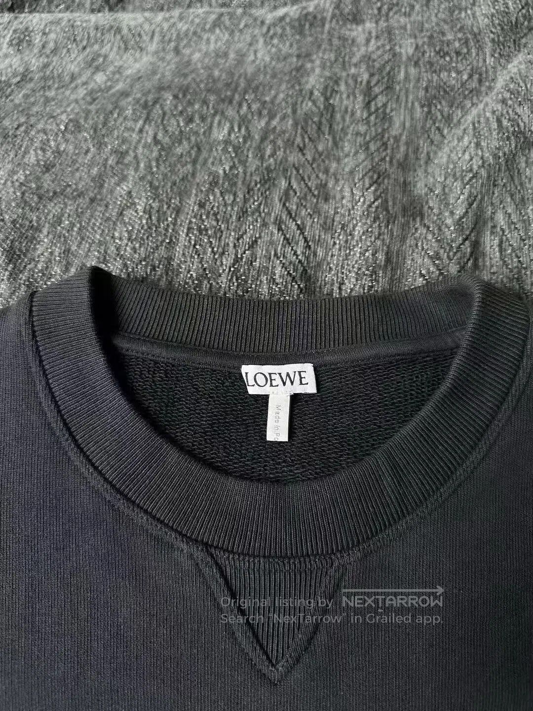 Loewe Loewe Dark Blue Embroidered Sweatshirt. Size US M / EU 48-50 / 2 - 3 Thumbnail
