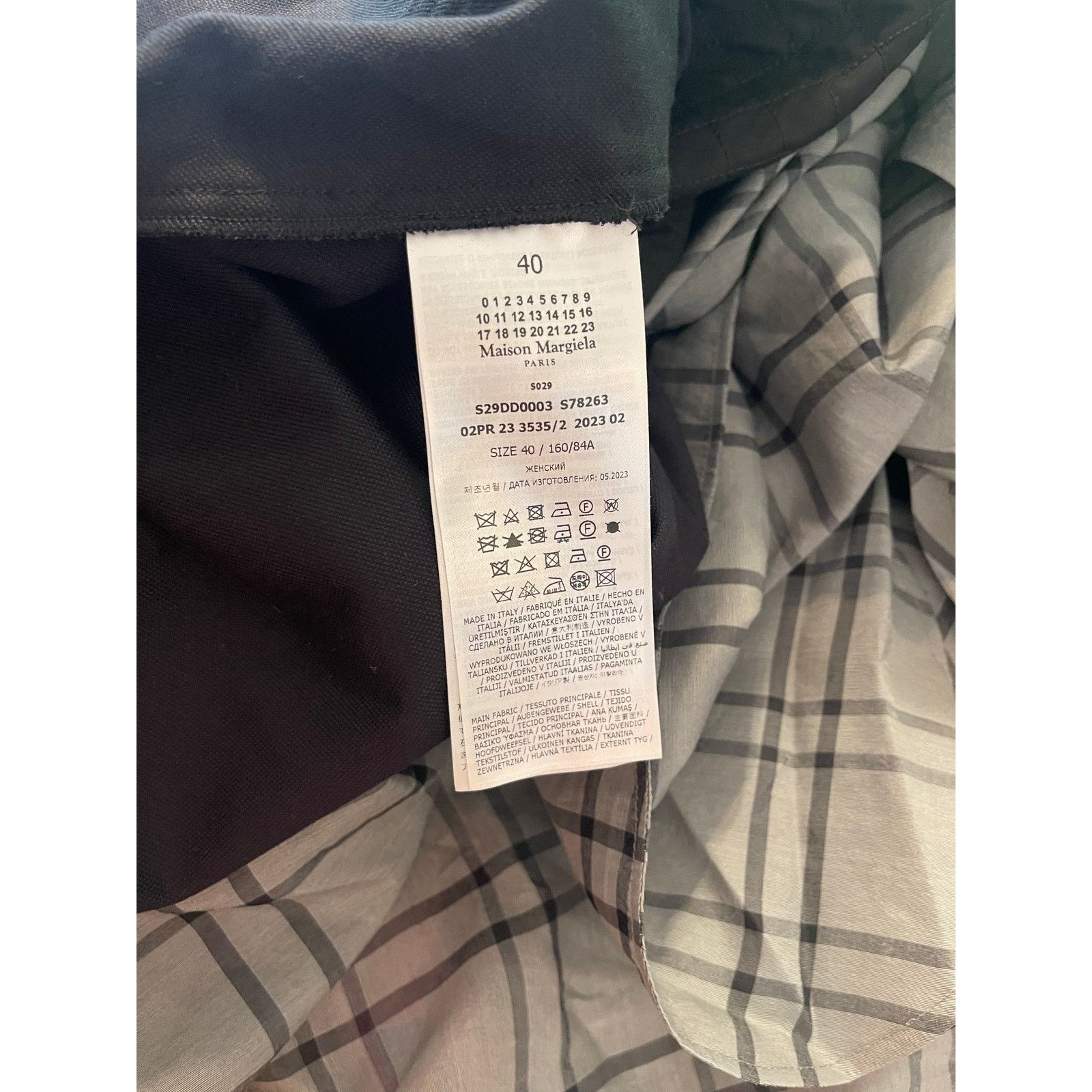 Maison Margiela Maison Margiela Plaid/Velvet Midi Dress, Size 40 NWT Size S / US 4 / IT 40 - 15 Thumbnail