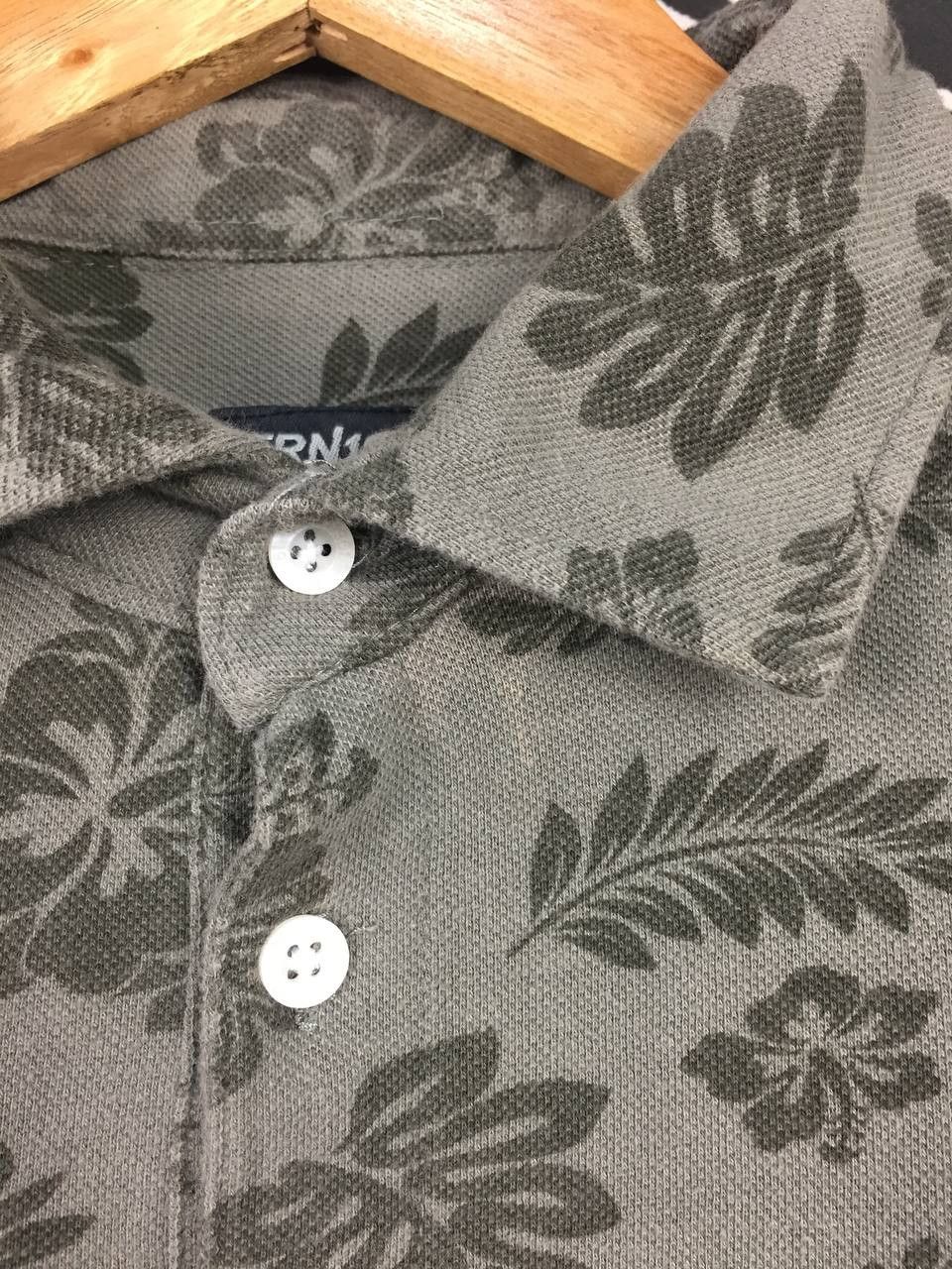 Vintage Terranova Italian Fashion Brand Patterned Polo Tee Size US XL / EU 56 / 4 - 4 Thumbnail