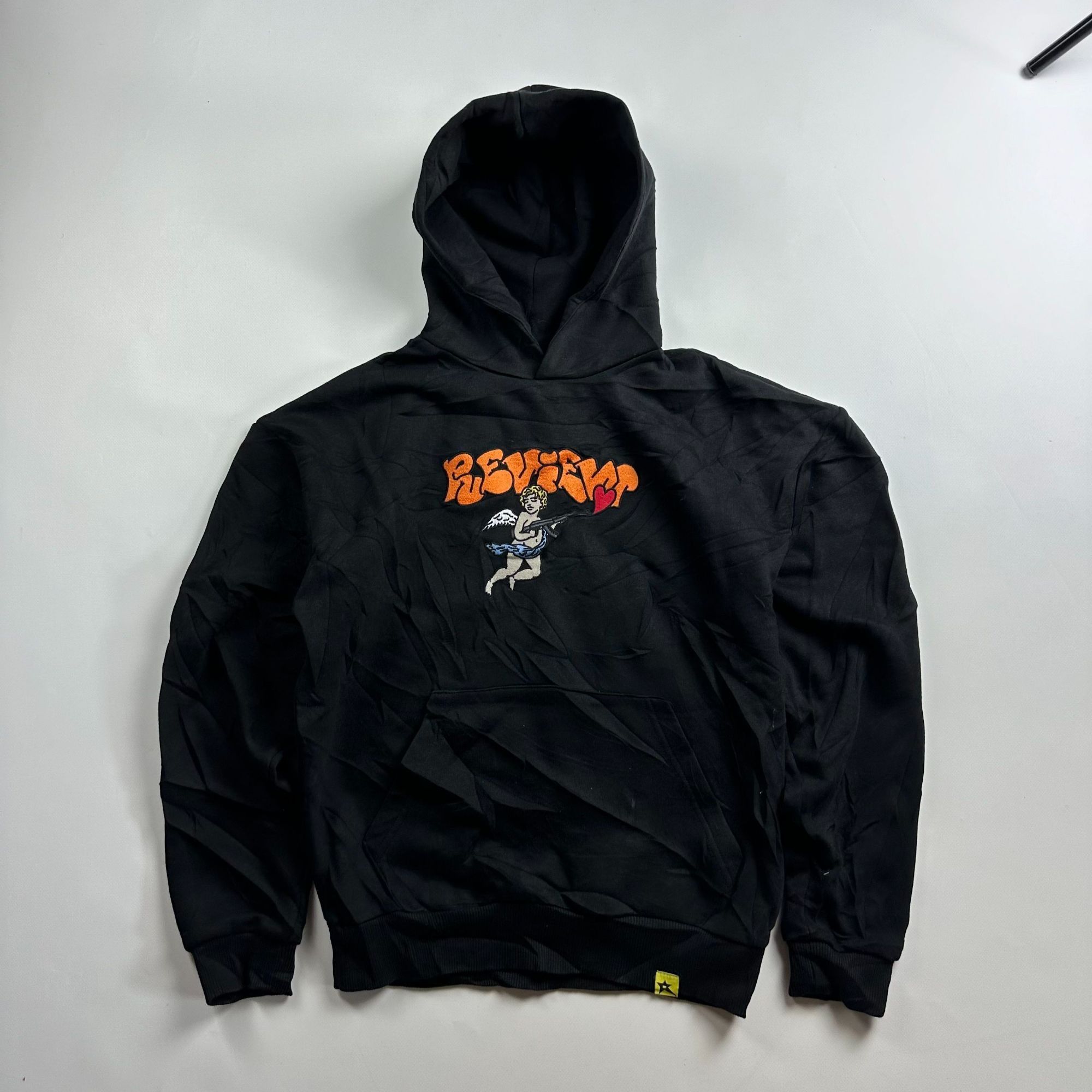Review REVIEW "Angel" Big Center Logo Sweatshirt Black Size M Size US M / EU 48-50 / 2 - 1 Thumbnail