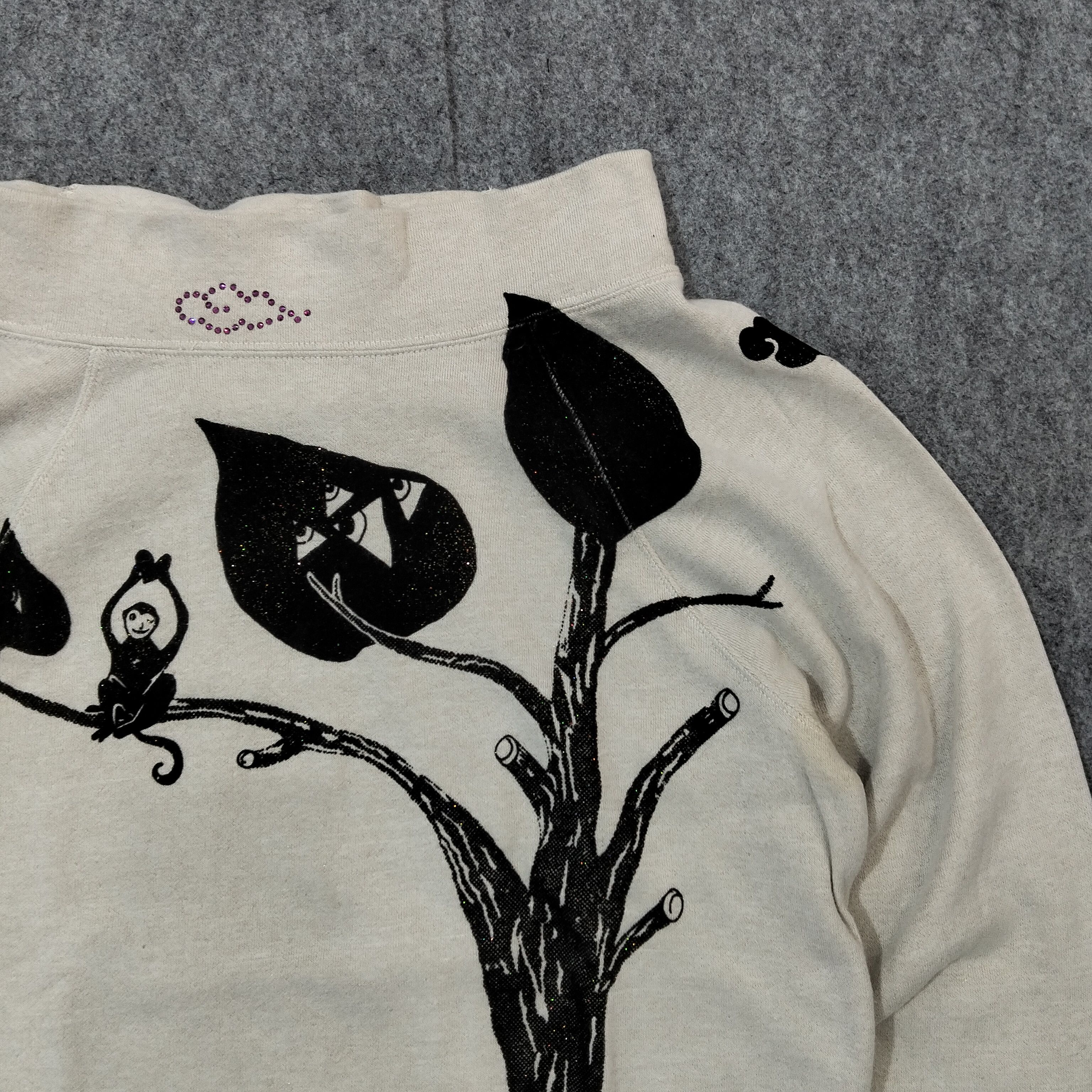 Japanese Brand × Tsumori Chisato 🔥 Tsumori Chisato tree & monkey print Sweatshirt 🔥 Size M / US 6-8 / IT 42-44 - 8 Thumbnail