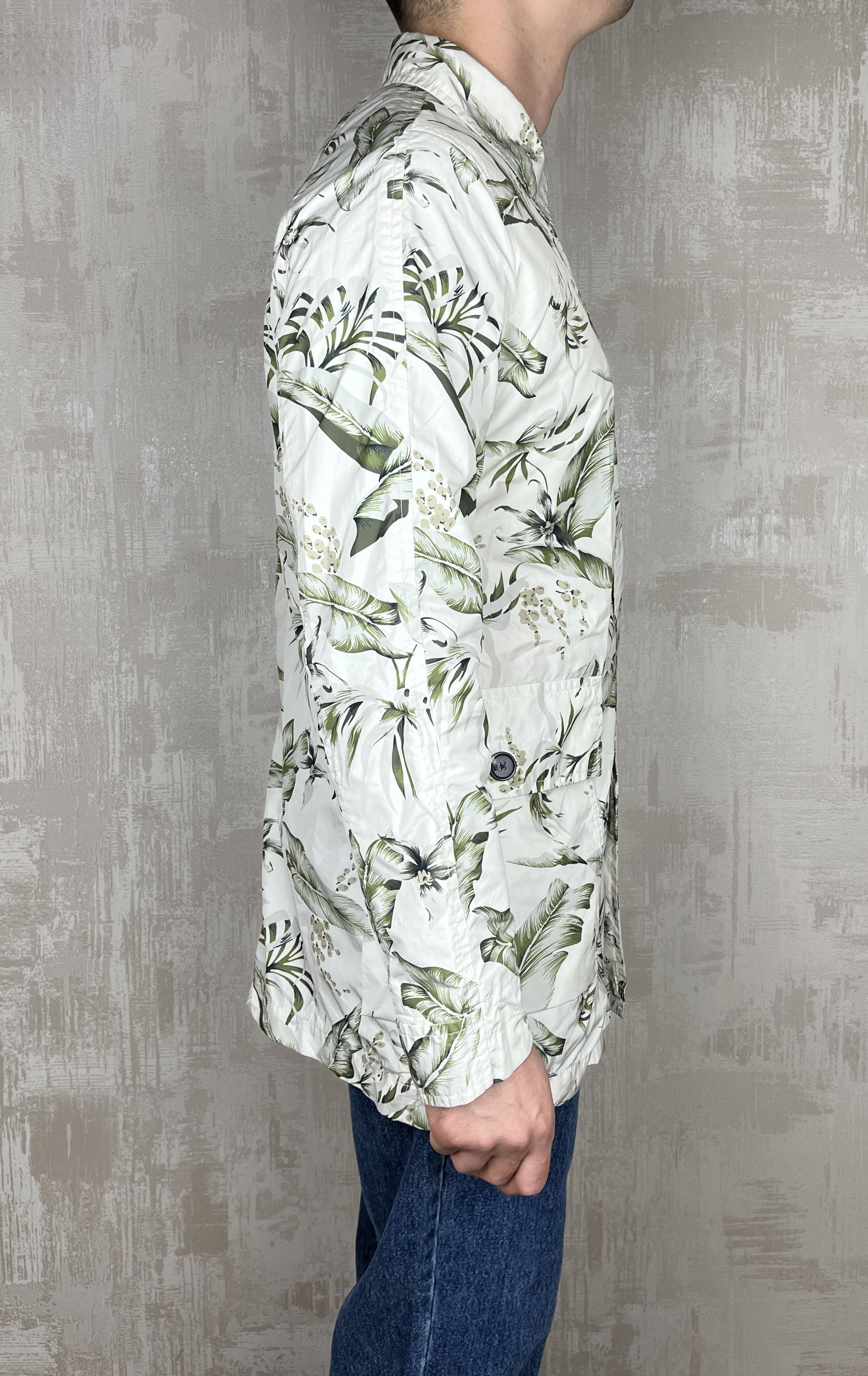 Scotch & Soda SCOTCH & SODA Tropic Pattern Lightweight Long Jacket Size US L / EU 52-54 / 3 - 8 Thumbnail