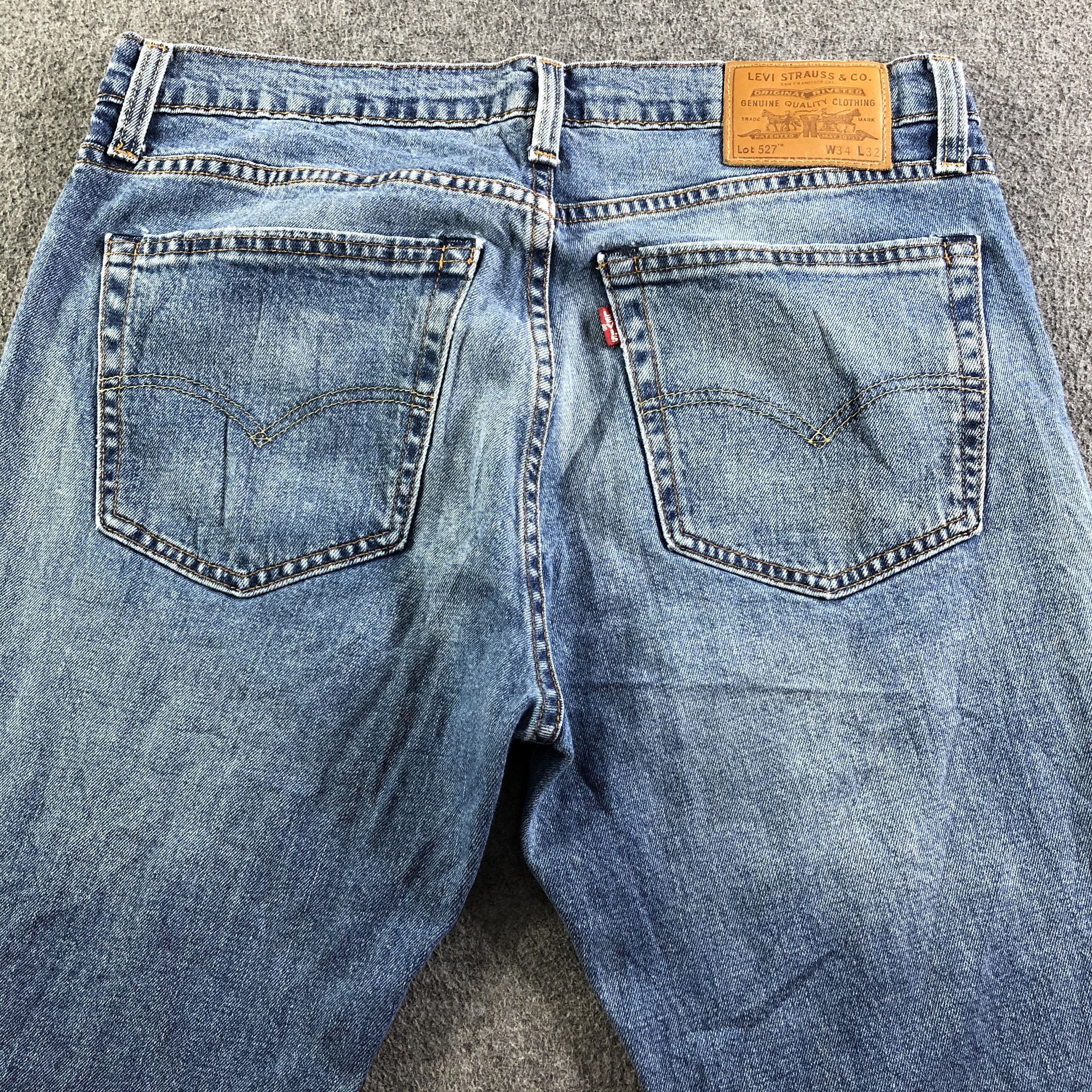 Levi's Vintage Blue Wash Levis 527 Jeans-J3712 Size US 34 / EU 50 - 4 Thumbnail