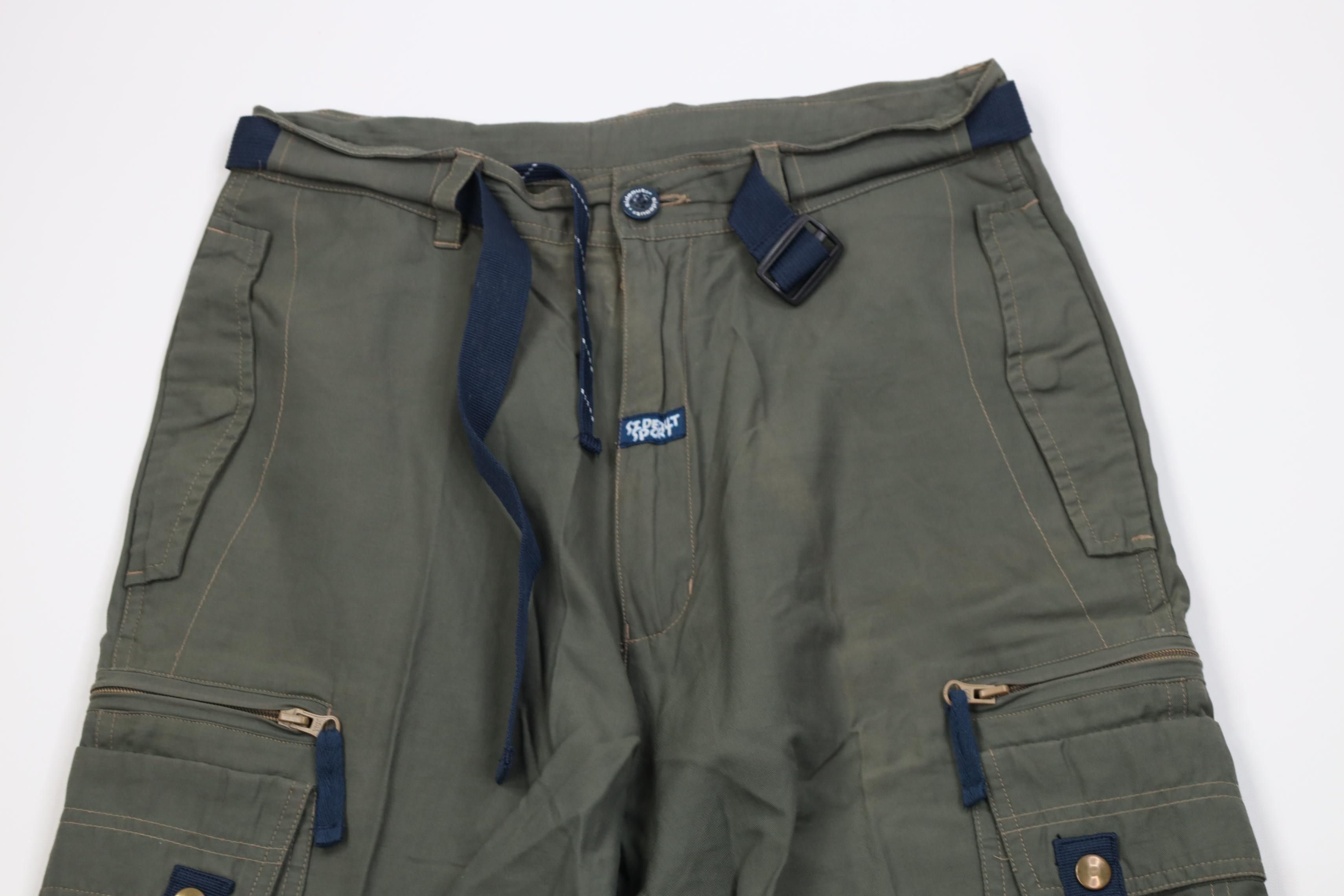 Vintage Vintage 90s Y2K Streetwear Convertible Wide Leg Cargo Pants Size US 30 / EU 46 - 2 Thumbnail