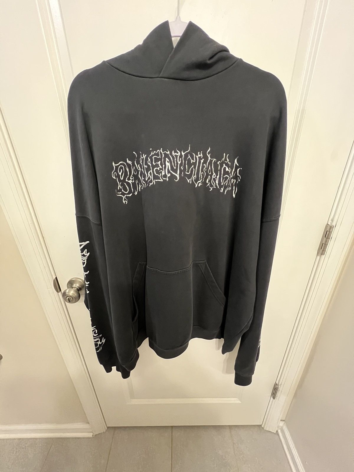 Balenciaga Balenciaga DIY Metal/Dark Wave Hoodie Size US XXL / EU 58 / 5 - 1 Thumbnail